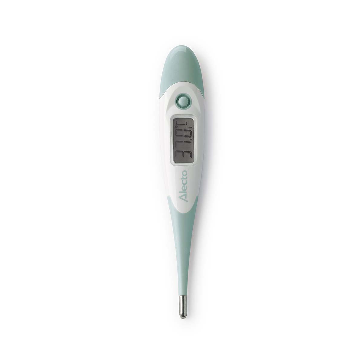 Alecto Fieberthermometer BC20GR, 1-tlg., Flexibles Messen, schnelle 10 Sekunden, Speicherfunktion