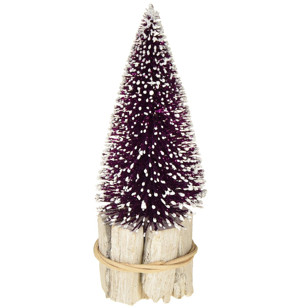 Florists Products Künstlicher Weihnachtsbaum Tannenbaum Dekoration Holzfuß Weihnachtszauber Kunstbaum, 3 Stück