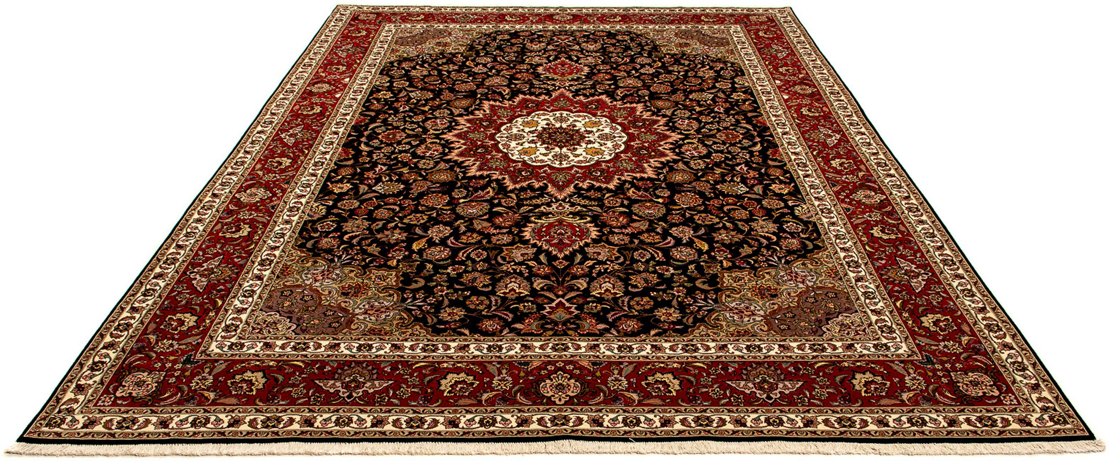 Orientteppich Perser - Täbriz - Royal - 348 x 250 cm - rot, morgenland, rechteckig, Höhe: 7 mm, Wohnzimmer, Handgeknüpft, Einzelstück mit Zertifikat
