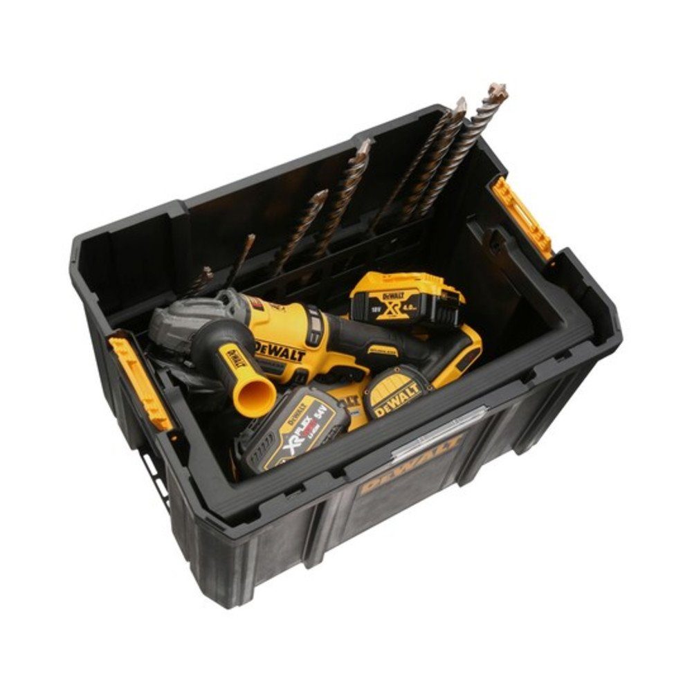 DeWalt Werkzeugkoffer Werkzeugtrage TSTAK mit klappbaren Handgriff, 440 x 275 x 320 mm
