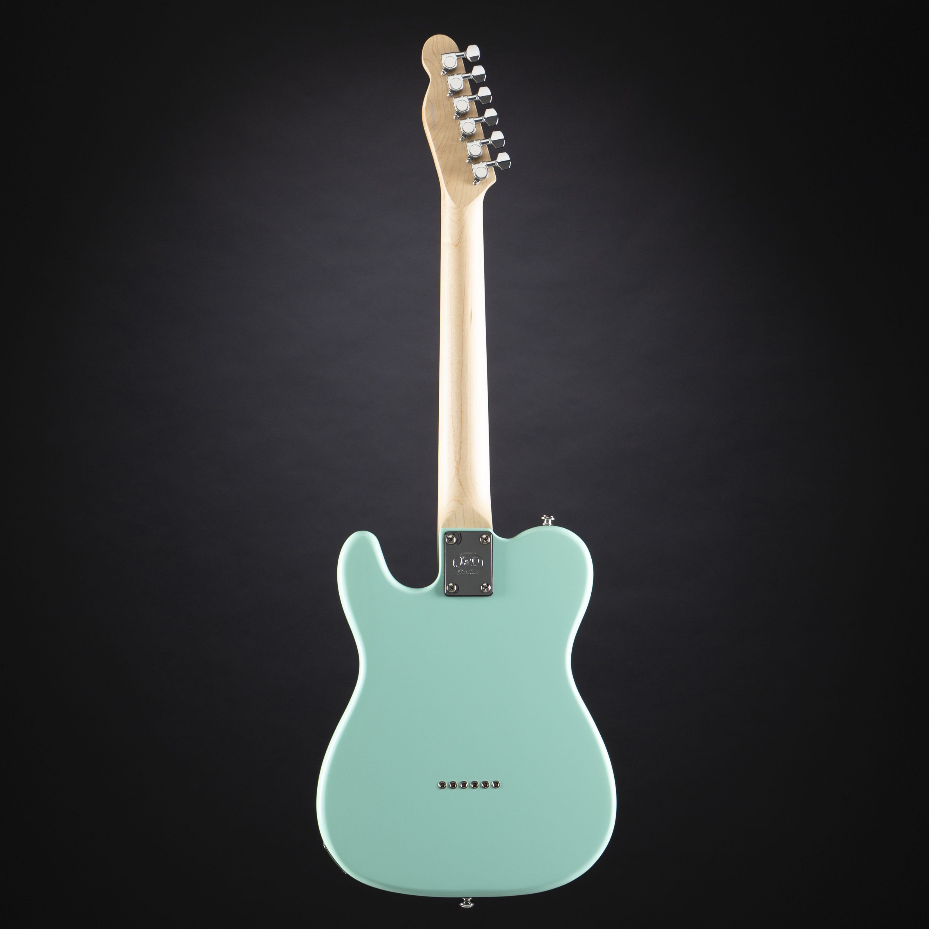 J & D E-Gitarre, E-Gitarre im TL-MINI-Stil mit Erle-Korpus Ahorn-Hals Keramik Single Coil Surf Green Vintage Style, E-Gitarren, T-Modelle, E-Gitarre, TL-MINI-Stil, Surf Green