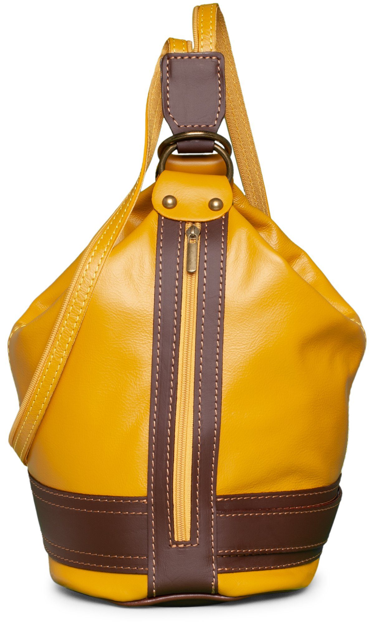CASPAR TL721 2 in 1 echt Leder Rucksack Handtasche Schultertasche Daypack 