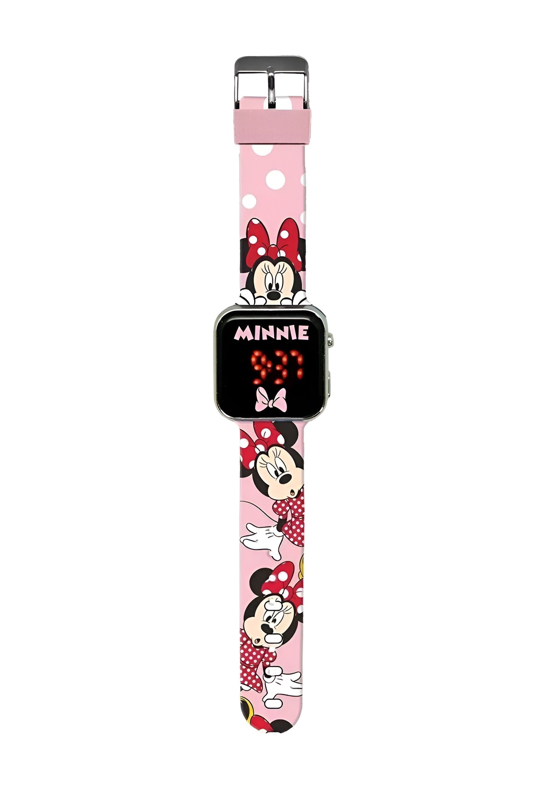 DISNEY Jewelry Digitaluhr Disney Minnie LED Watch, (inkl. Schmuckbox)