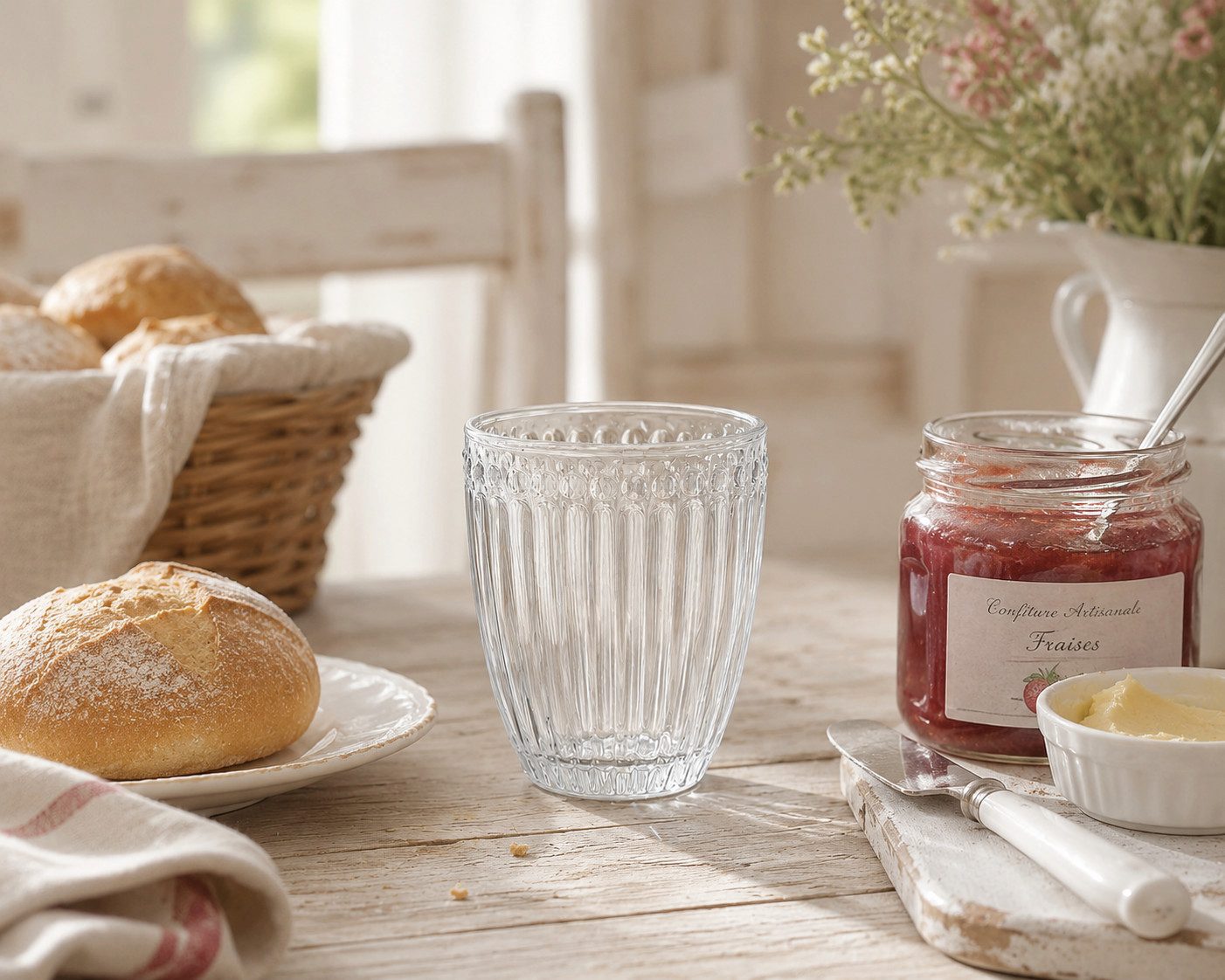 Greengate Glas GreenGate Wasserglas Alice Klar