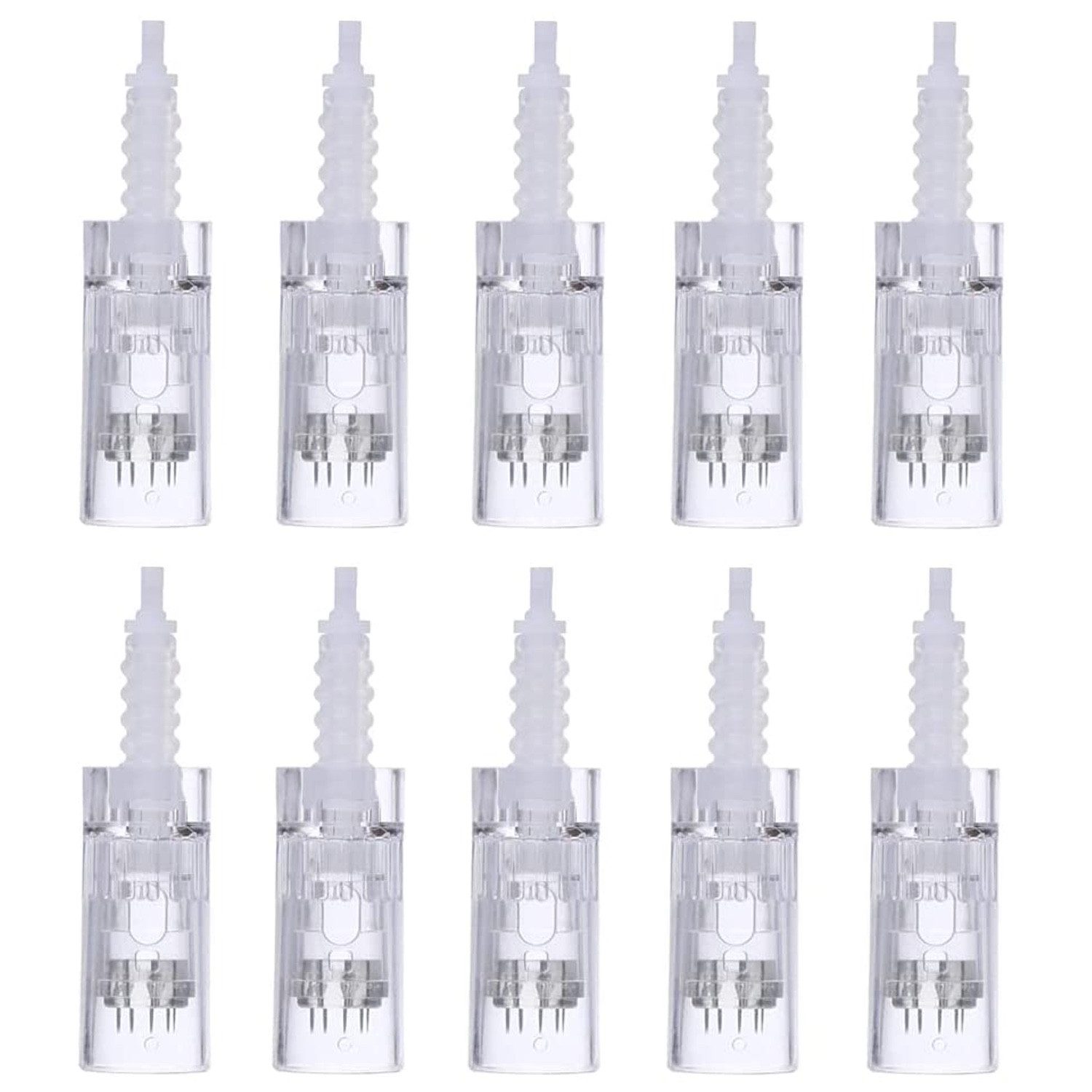 P-Beauty Cosmetic Accessories Dermaroller Derma Pen Microneedling Ersatzköpfe für Gerät mit Bajonett Port