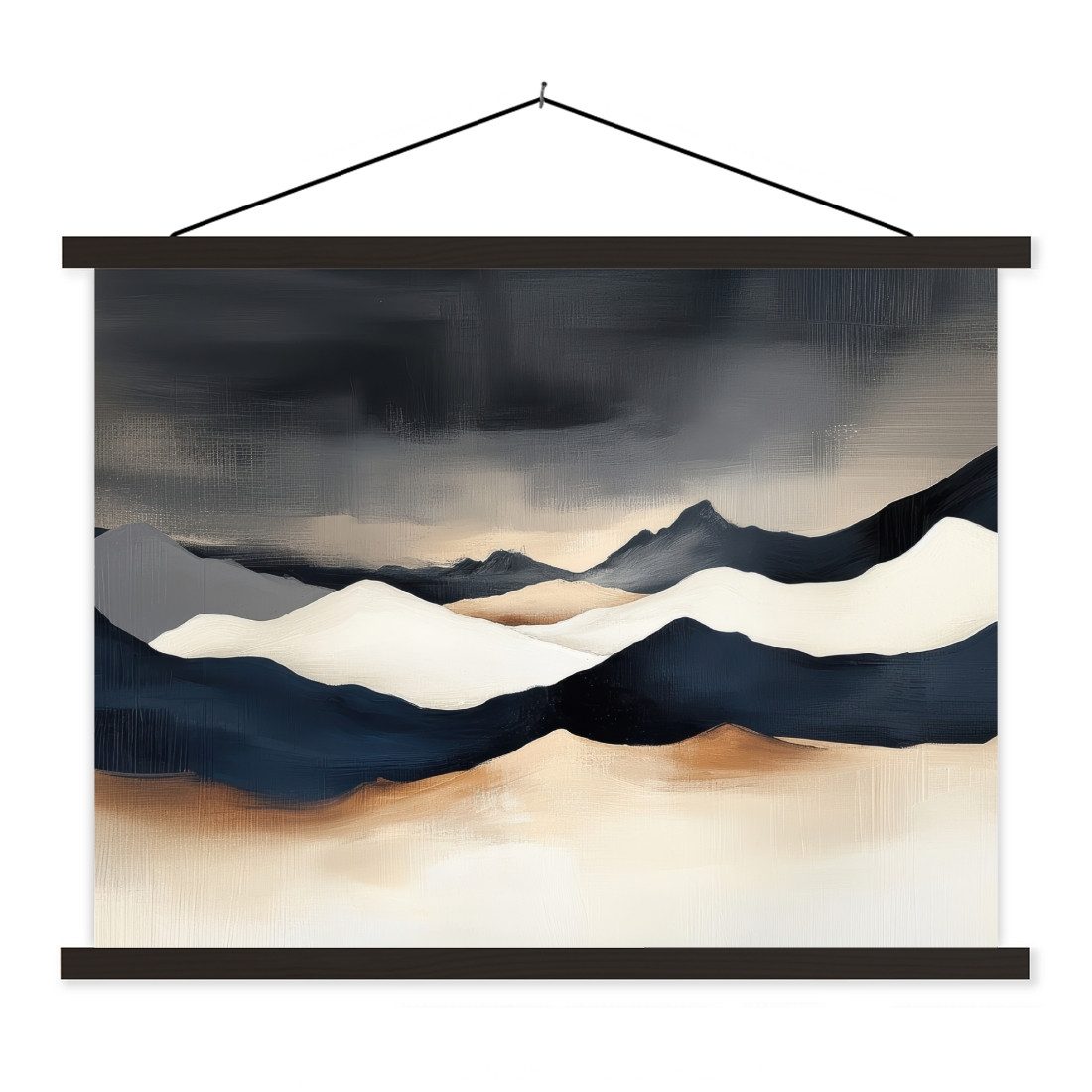 MuchoWow Poster Berge - Dunkelblau - günstig online kaufen