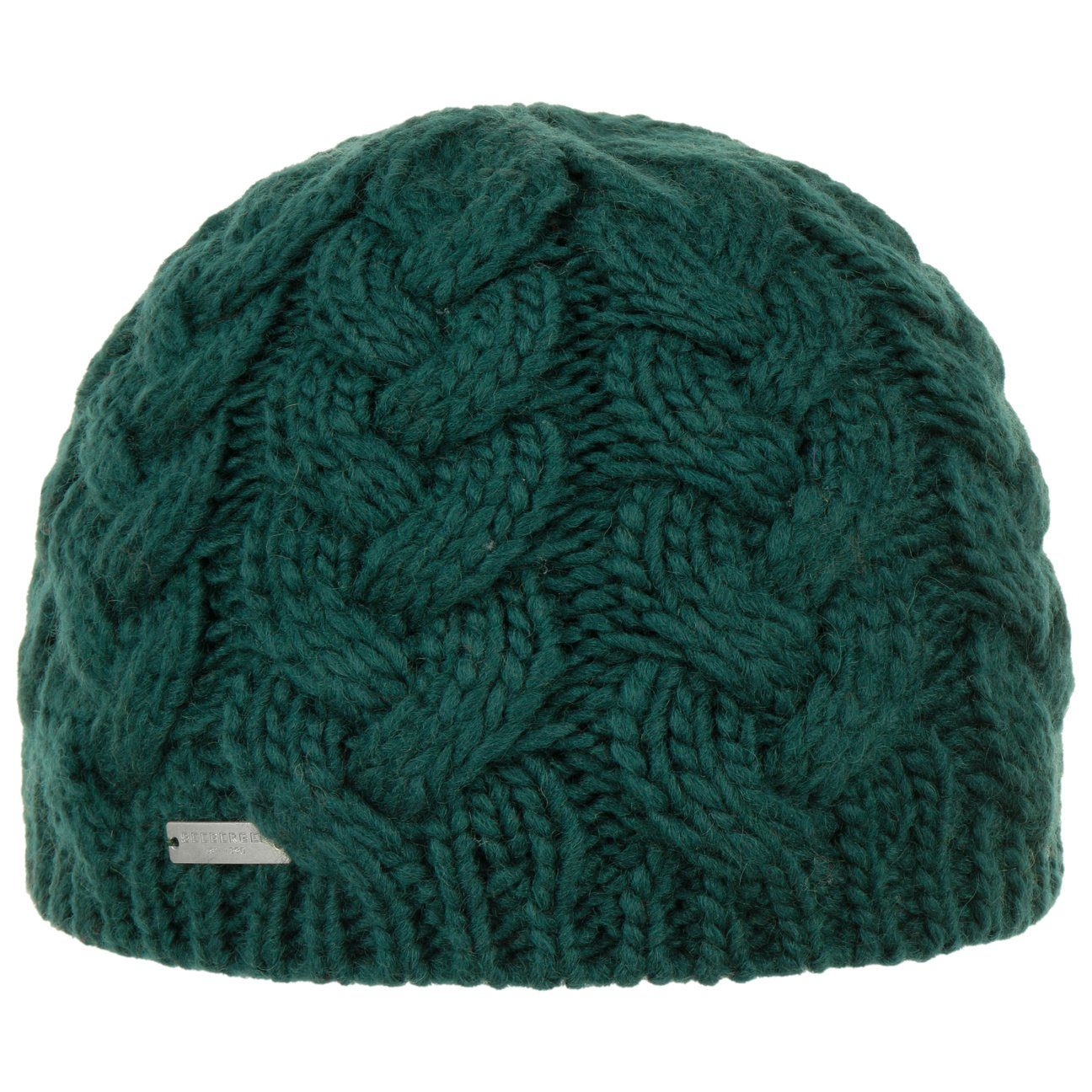 Seeberger Beanie (1-St) Beanie mit Futter dunkelgrün