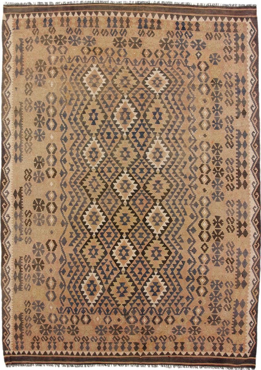 rechteckig, Orientteppich, mm Trading, 202x281 Höhe: Kelim 3 Antik Nain Afghan Handgewebter Orientteppich