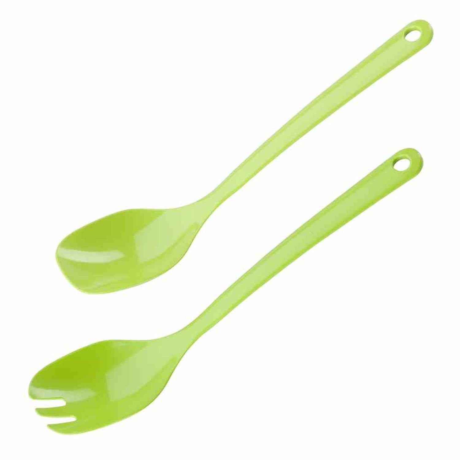 Salatbesteck Salatbesteck apfelgrün 31 cm 2-teilig