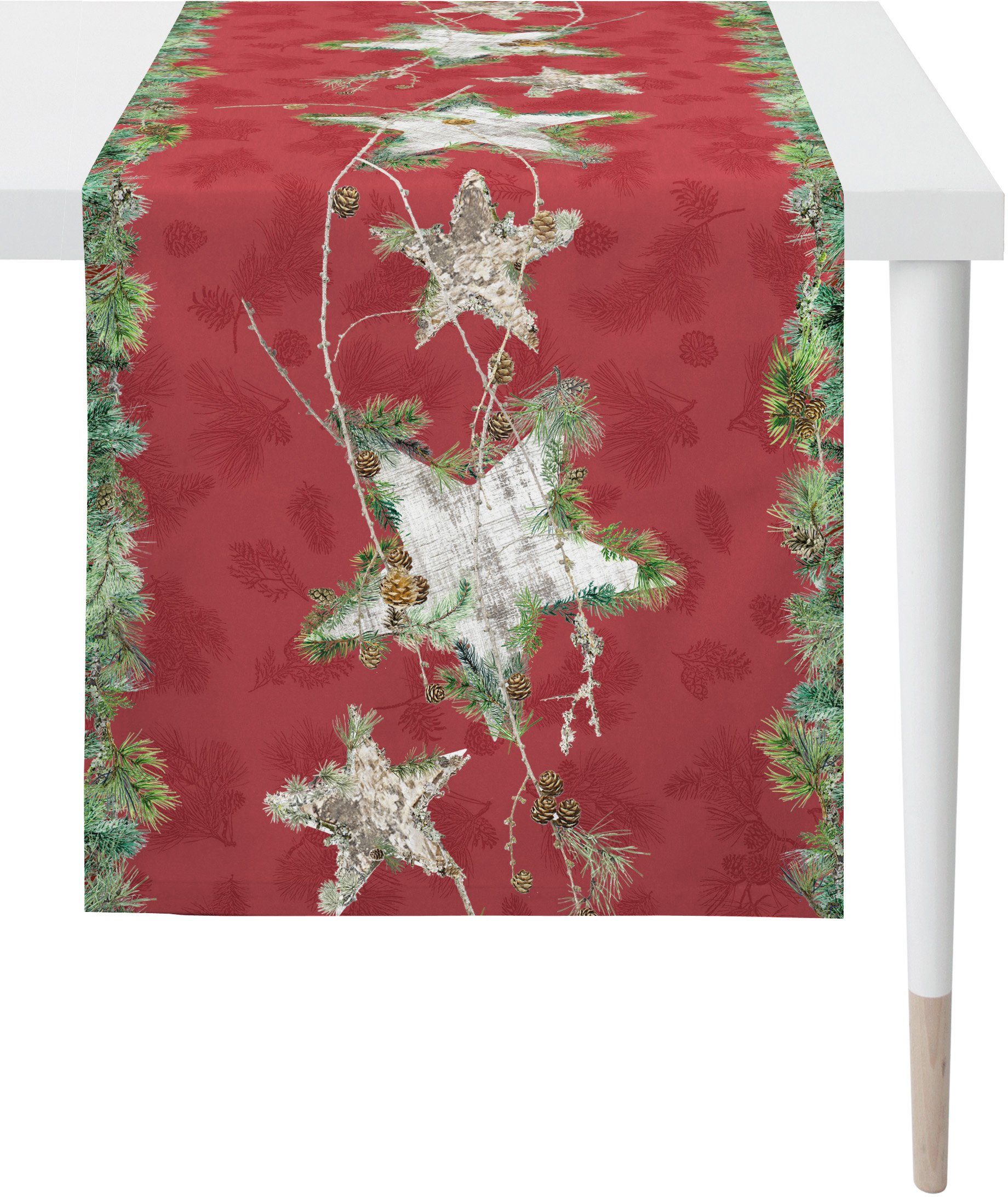 APELT Tischläufer 9531 WINTERWELT, Weihnachtsdeko, Weihnachten (1-tlg), Digitaldruck