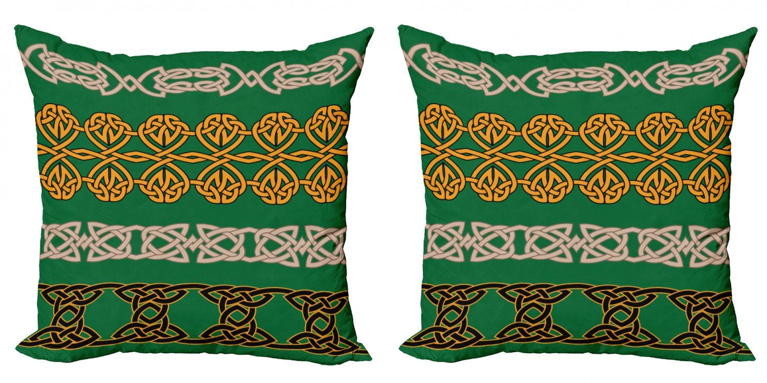 Kissenbezüge Modern Accent Doppelseitiger Digitaldruck, Abakuhaus (2 Stück), irisch traditionell