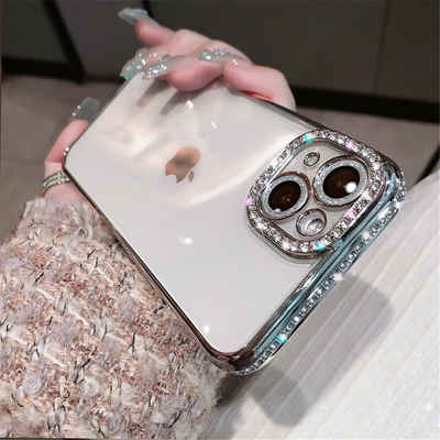 cofi1453 Bumper Diamond Hülle elegante Smartphonehülle transparenter Hintergrund