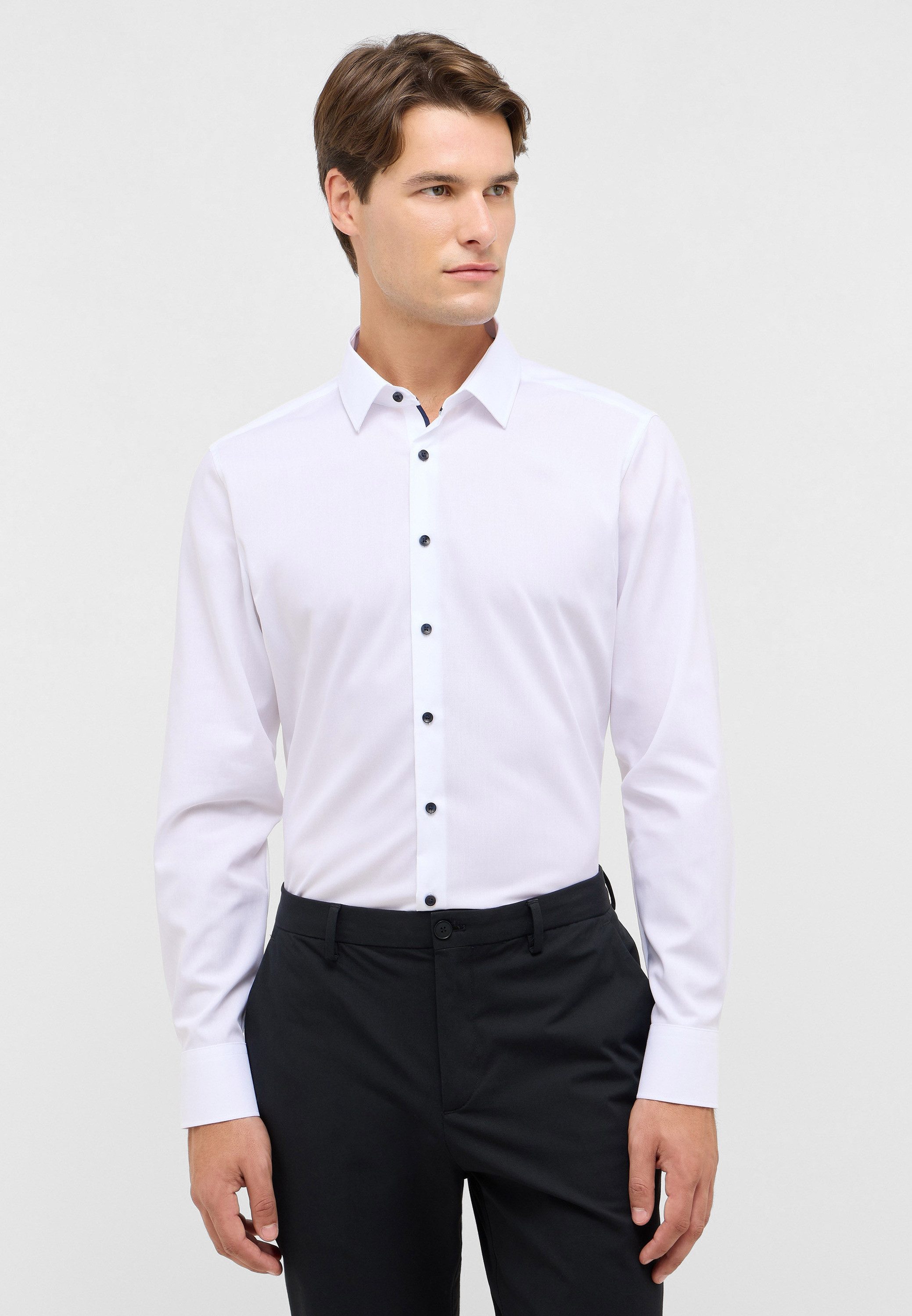 Eterna Langarmhemd SLIM FIT NON IRON (bügelfrei)