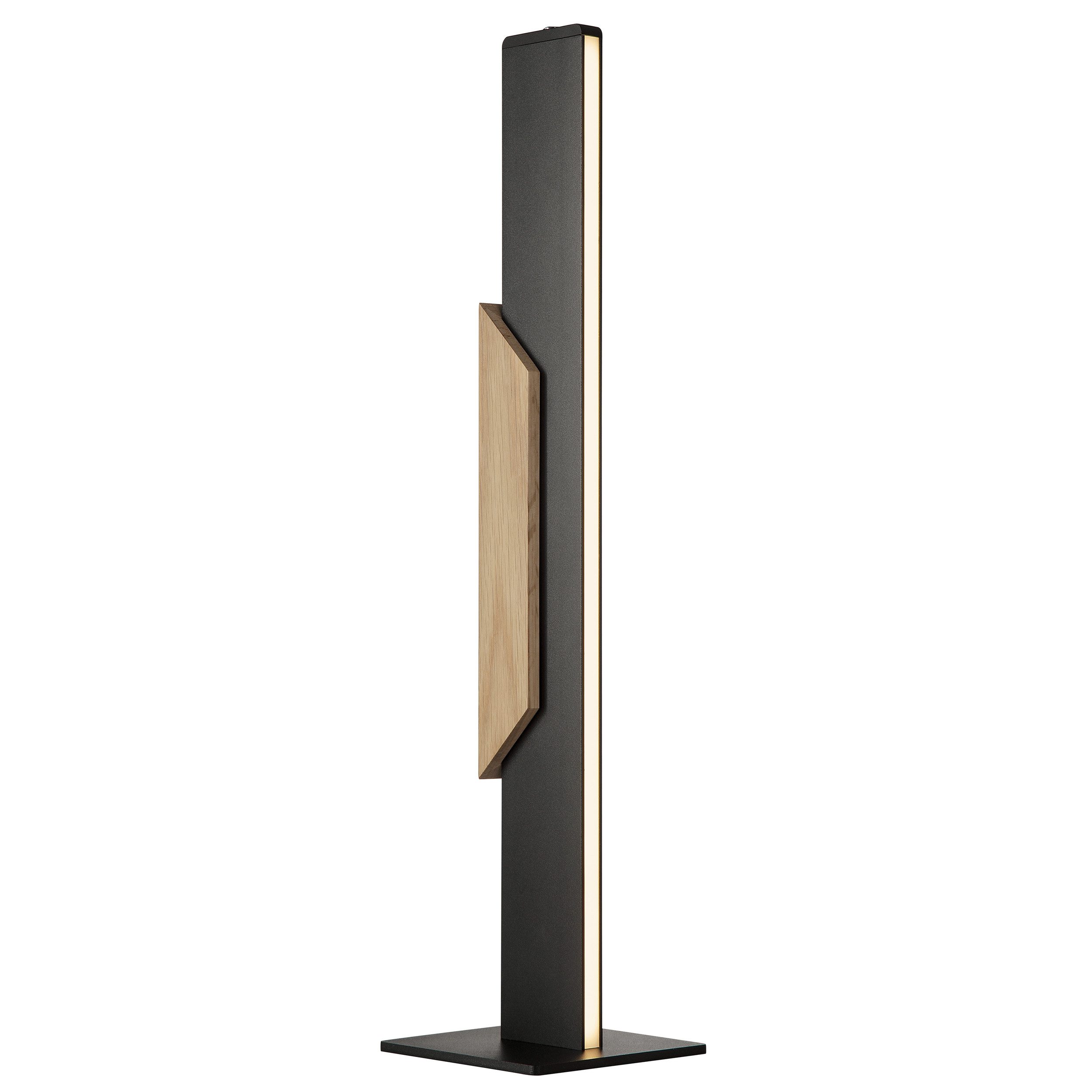Lightbox Tischleuchte, LED fest integriert, Warmweiß, LED Tischlampe mit Touch Schalter - max. 1800 lm - 2700K - 52 cm