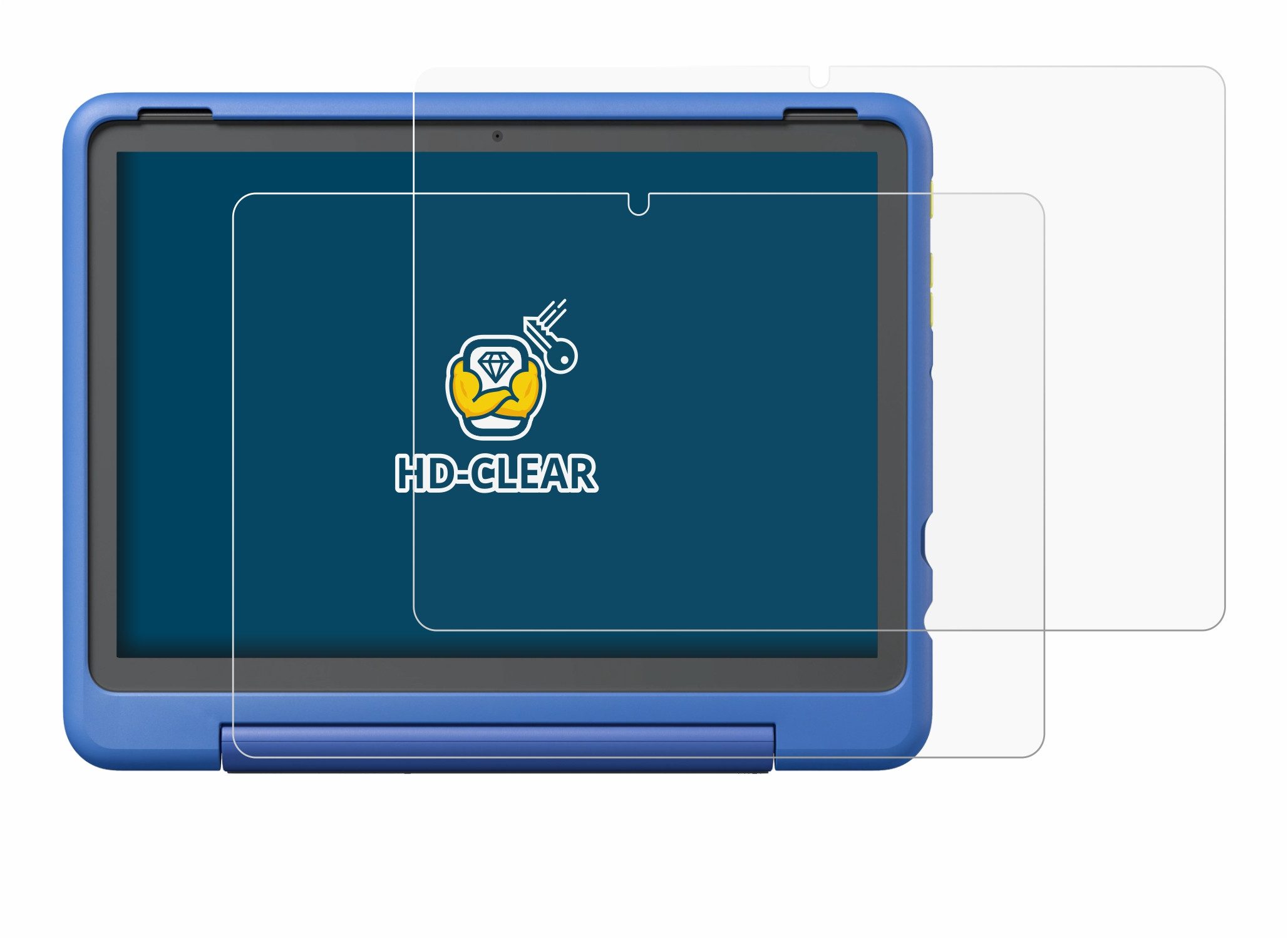 BROTECT Displayschutzfolie Schutzfolie für Amazon Fire HD 10 Kids Pro 2023, 2 Stück, Displayschutz Schutz Folie Klar Transparent – Bild 2 von 5