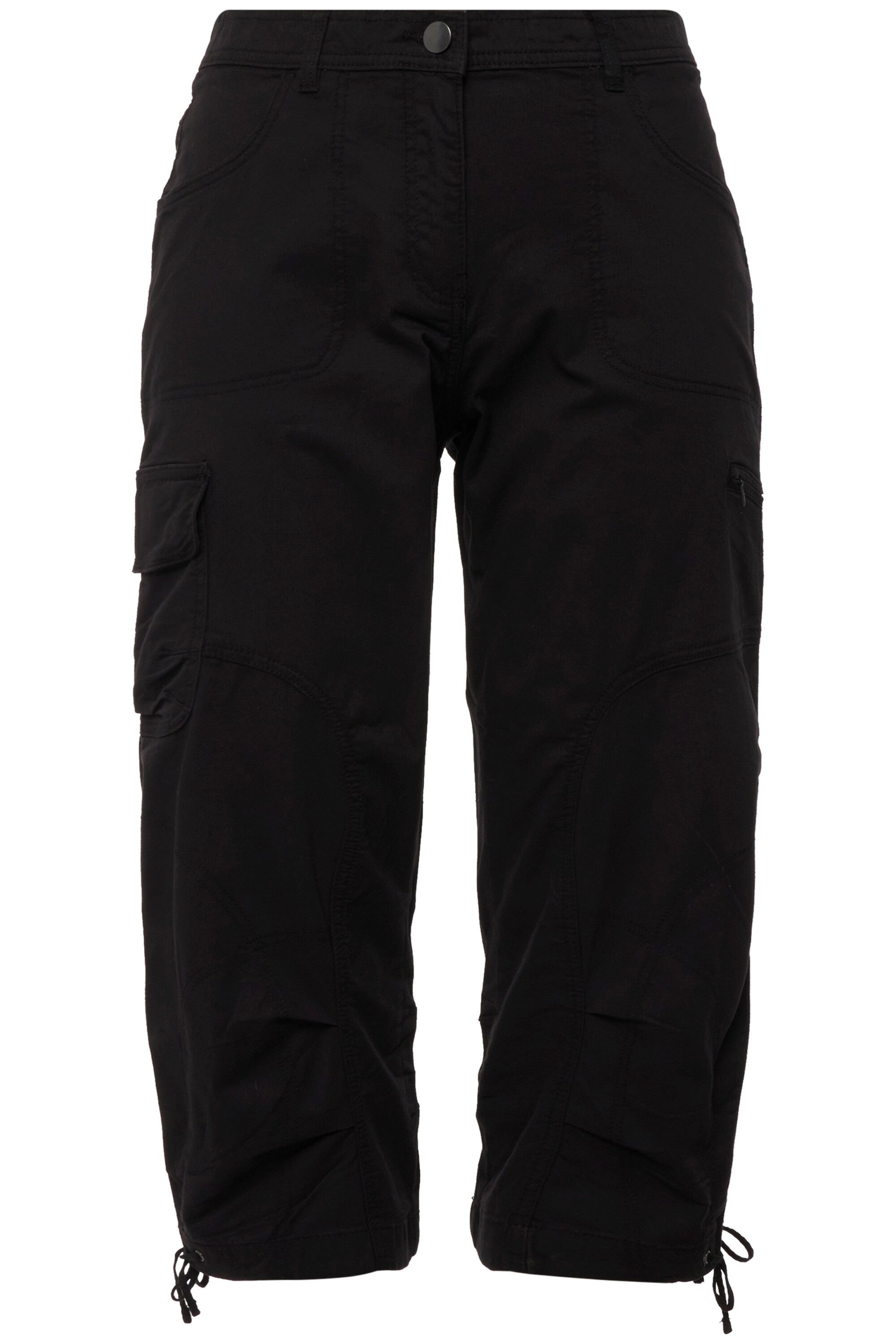 Ulla Popken Cargoshorts 7/8-Cargohose Komfortbund günstig online kaufen