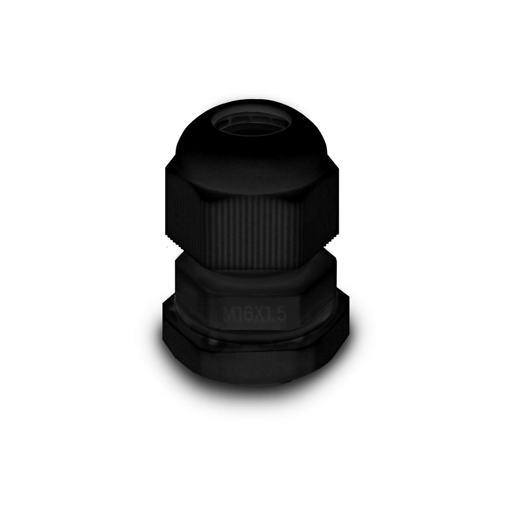 ARLI Kabelführung (Set, 40-St), 40x Kabelverschraubungen IP68 schwarz M16 x 1,5 mm / 5 - 8 mm