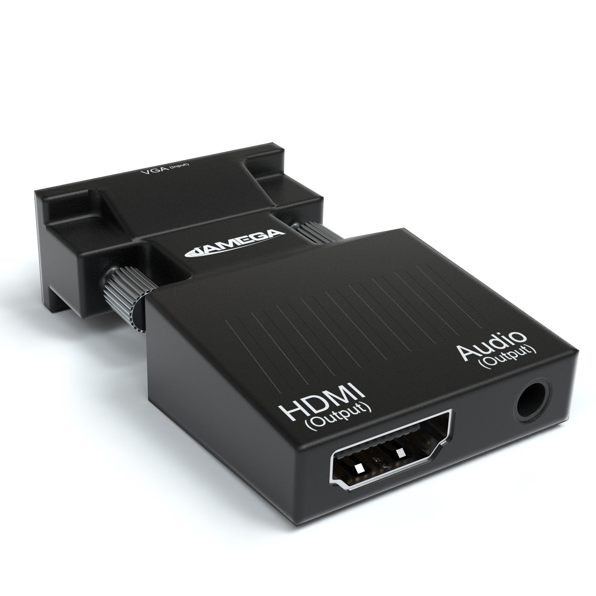 VGA zu HDMI Adapter 1080P 60Hz Audio VGA auf HDMI PC, Laptop, Computer HDMI-Adapter