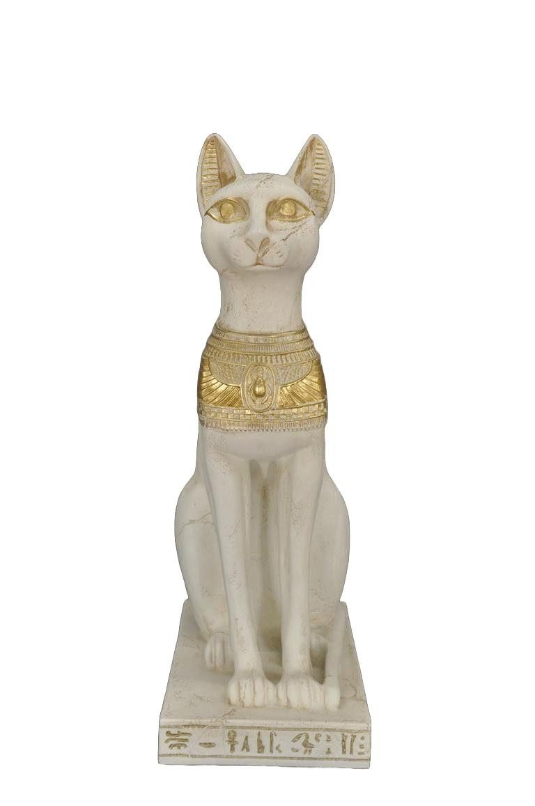 JVmoebel Tierfigur Design Ägyptische Katze Figur Statue Skulptur Figuren Deko Neu P2880, Made in Europa