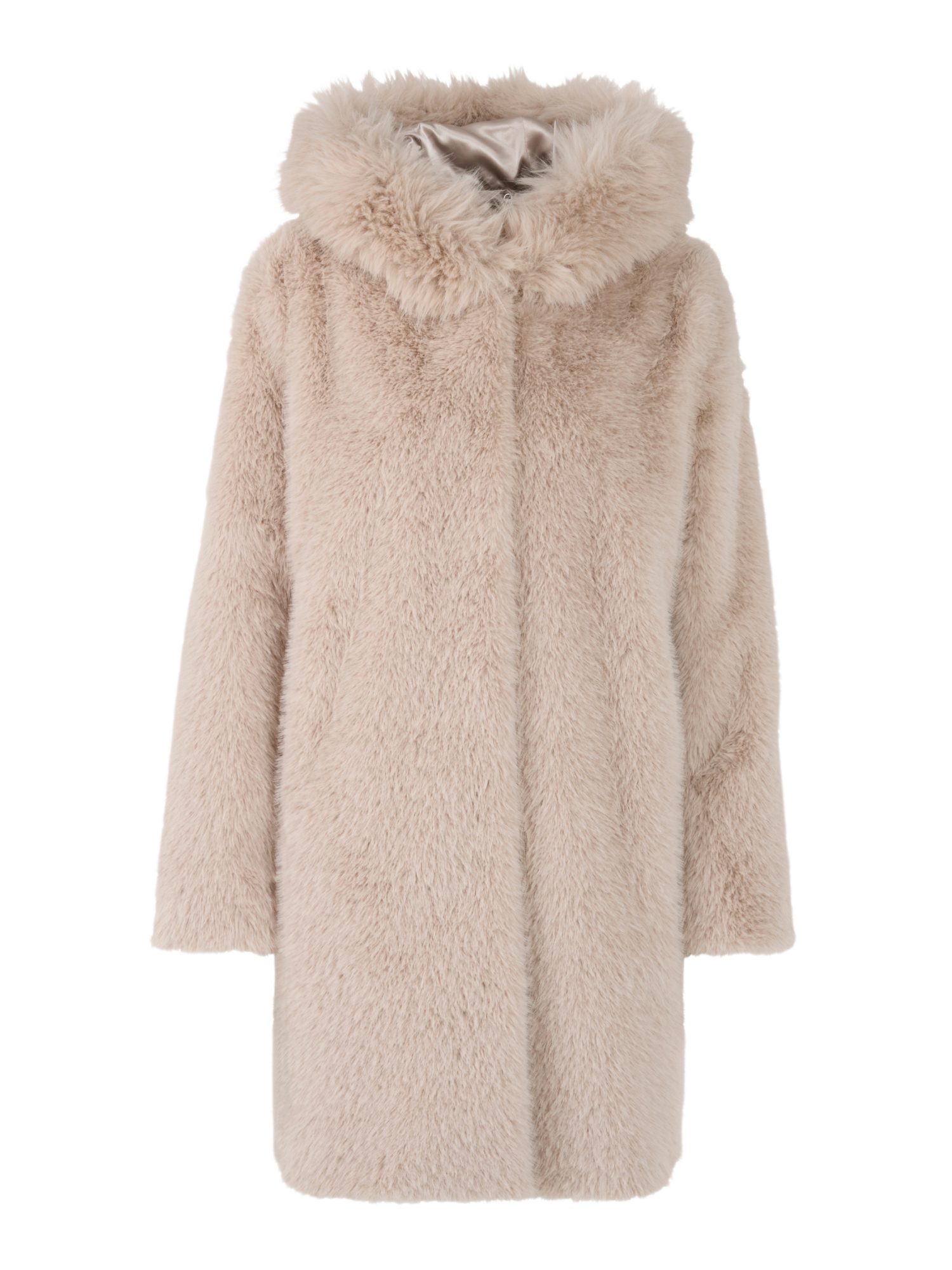 Marc Cain Strickmantel ZA.2 - O - Outdoor natur,Casual,Polyester,Strukturiert,Lang,Gerade