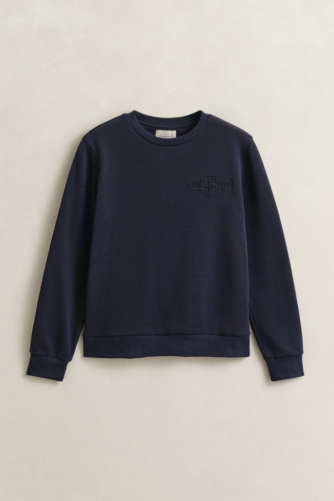 Gant Sweatshirt REG TONAL SHIELD C-NECK SWEAT
