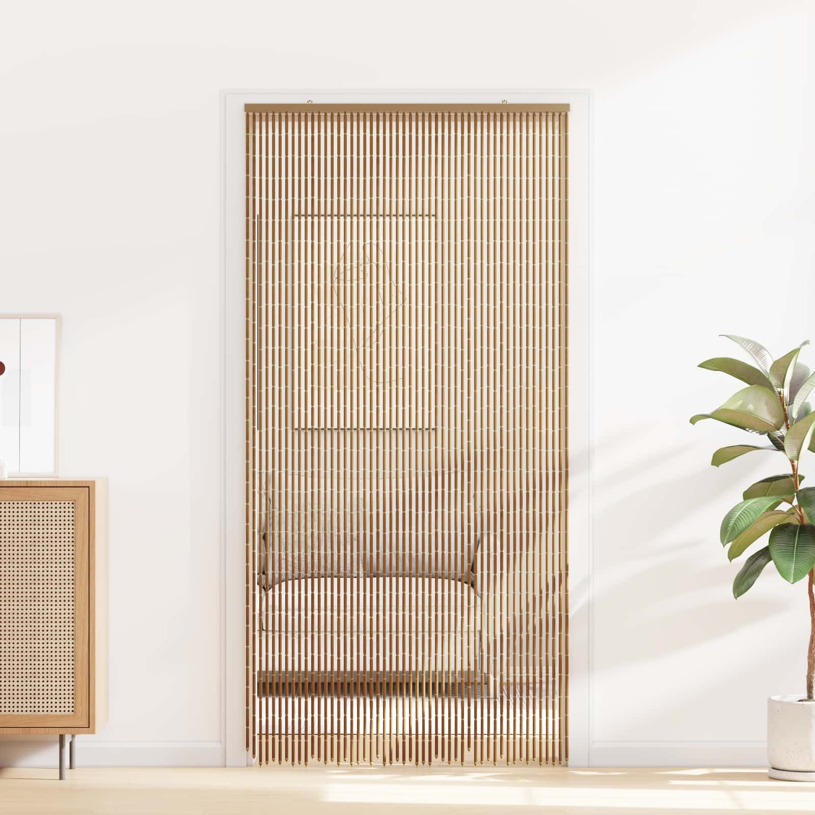 vidaXL Türvorhang vidaXL Insektentürvorhang Mehrfarbig 100 x 200 cm Bambus