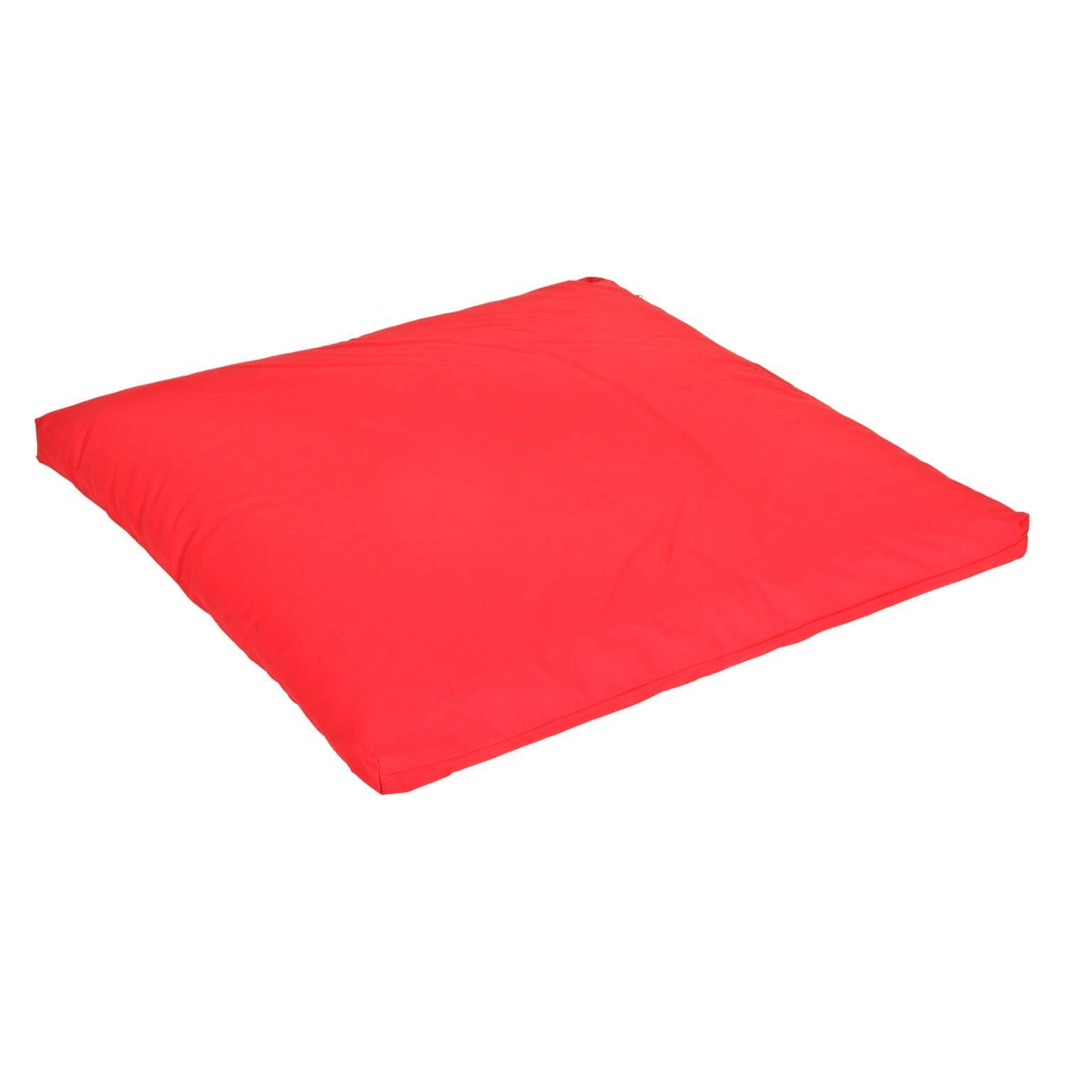 yogabox Yogakissen Zabuton / Meditationsunterlage BASIC 80x80 cm, Outdoor geeignet rot
