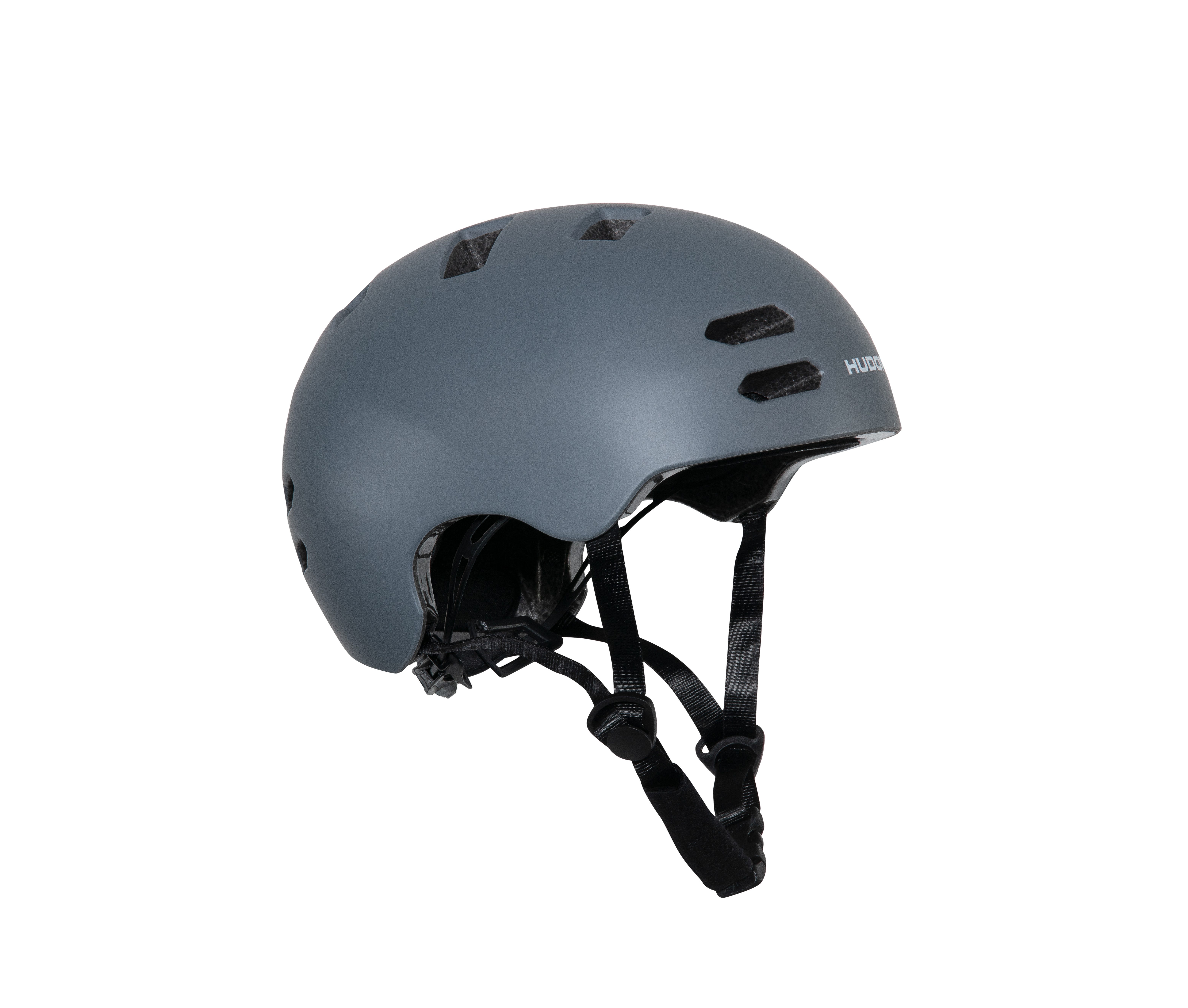 Hudora Skatehelm Allround, graphit, Gr. S, M, L (6er-Set), größenverstellbarer Fahrradhelm