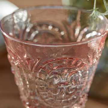 Mirabeau Glas Weingläser 4er Set Sarton rosa, Glas