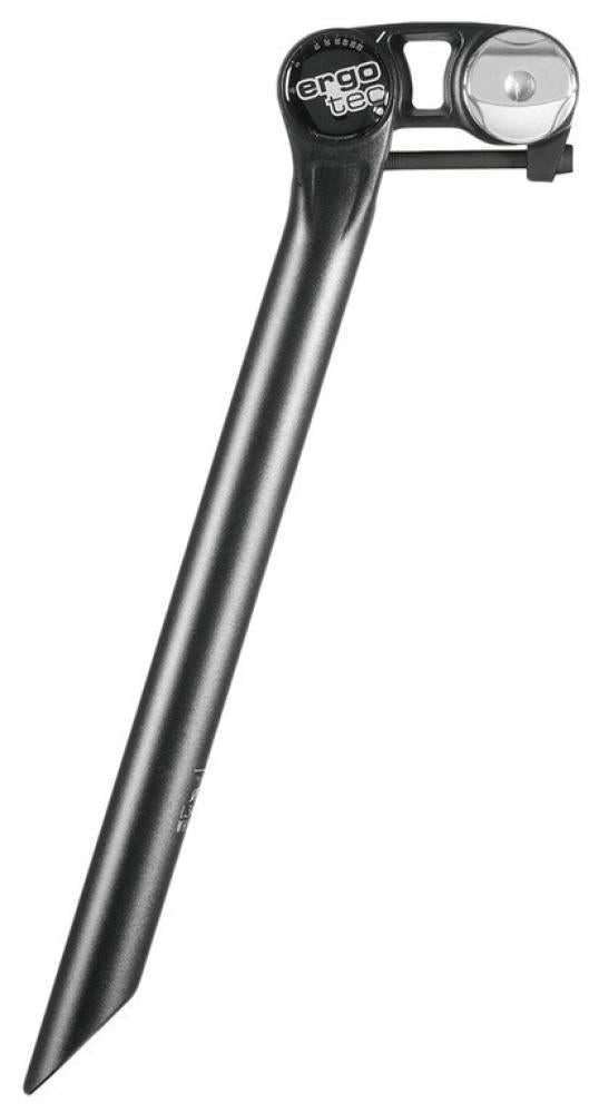 Ergotec Fahrradsattel Ergotec Patentsattelstütze Futura vertikal-verst Ø 27,2mm 400mm schwar