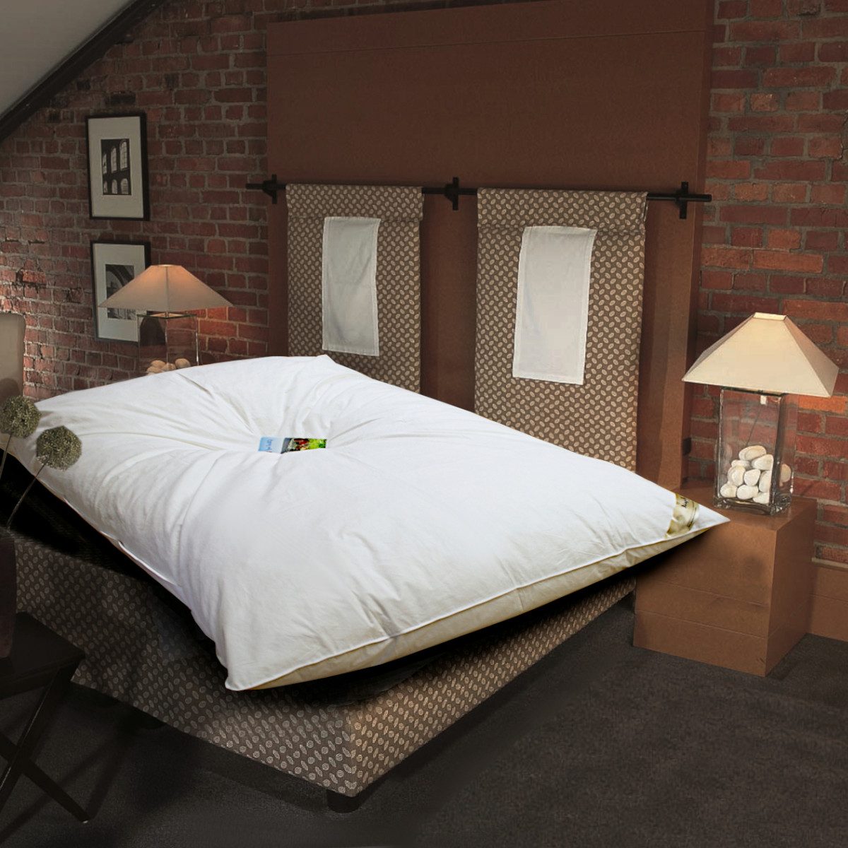 Meivita Gänsefederbettdecke Ballonbett mit 70% Federn und 30% Daunen, Füllu günstig online kaufen