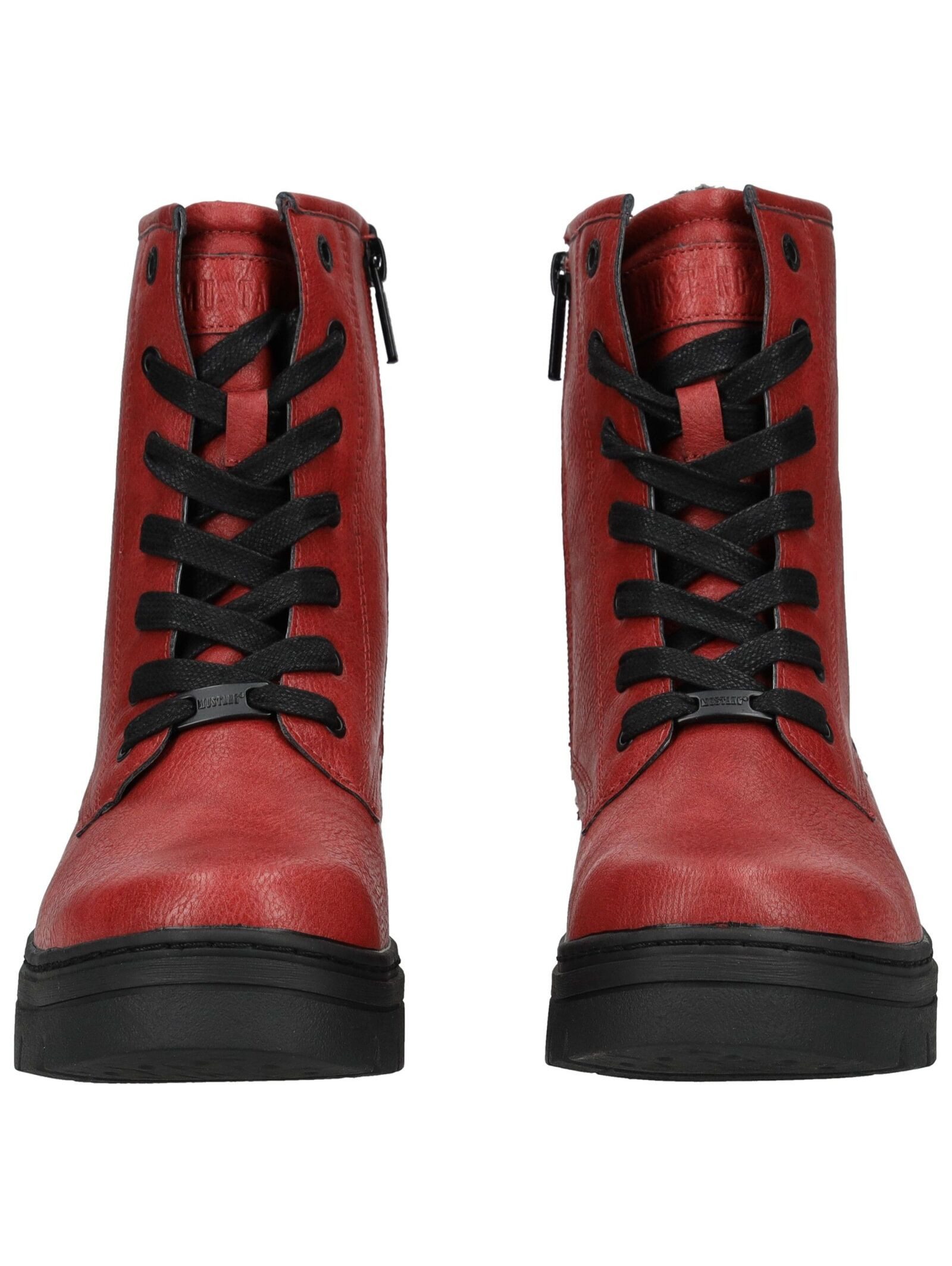 Mustang Shoes Mustang Shoes Stiefelette Lederimitat Schnürstiefelette