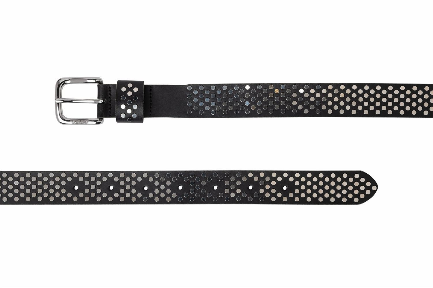 Replay Ledergürtel mit Allover-Nieten-Besatz günstig online kaufen