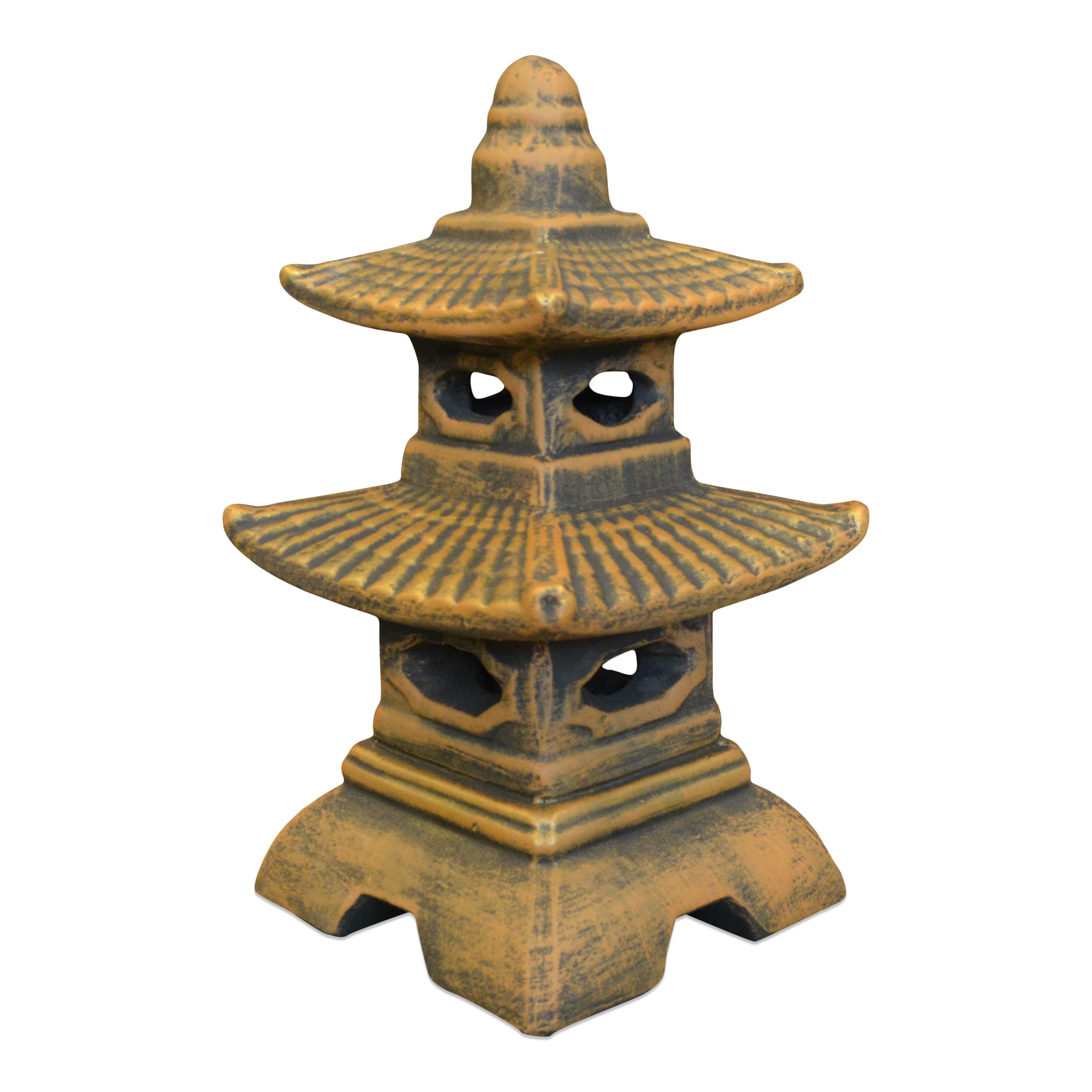 gartendekoparadies.de Gartenfigur Japanische Pagode mit acht günstig online kaufen