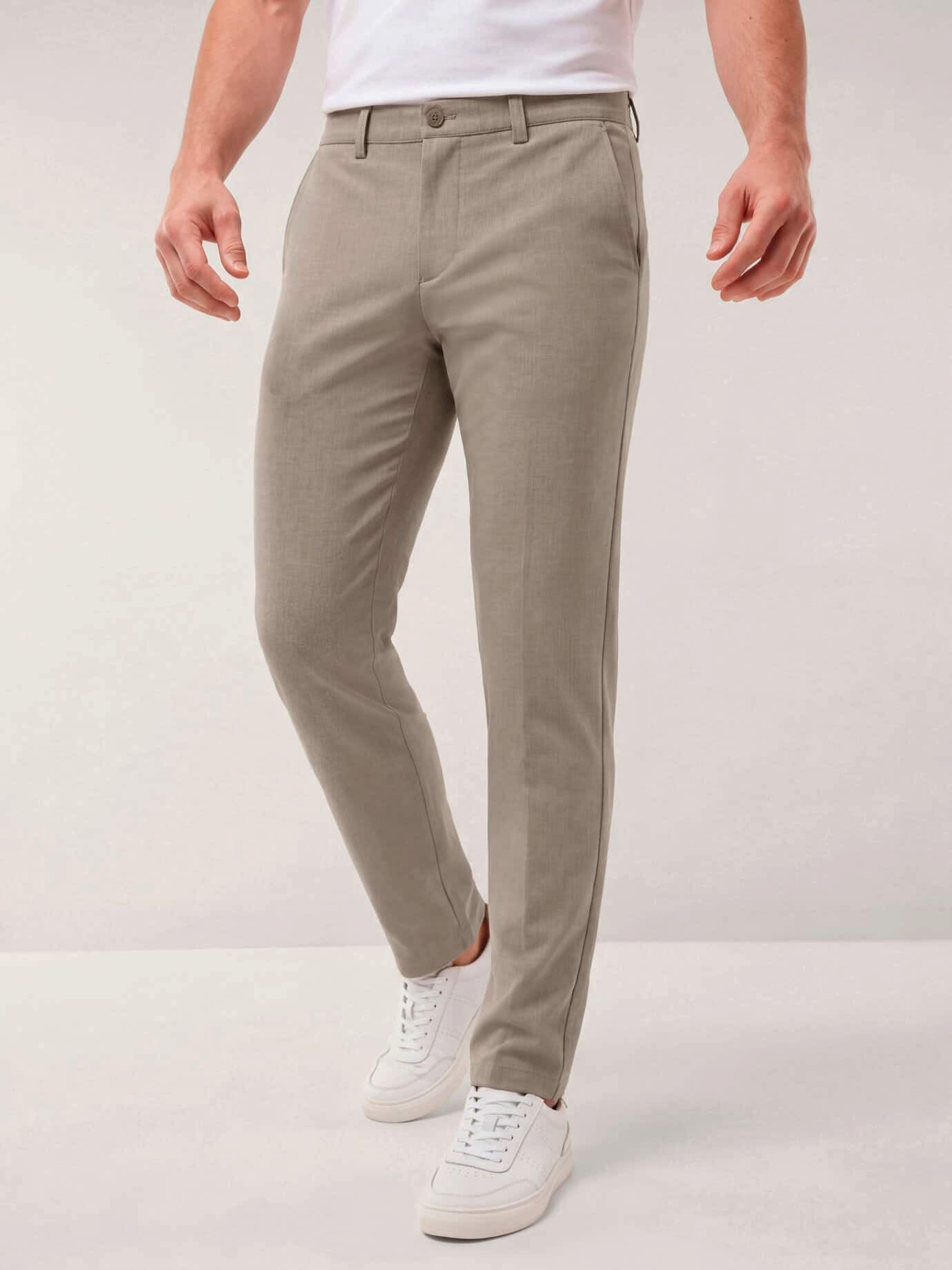 Walbusch Chinohose Herren Modern Fit Hose schnelltrocknend Wasserabweisende Chinohose mit 360°-Stretch, knitterfrei, pflegeleicht