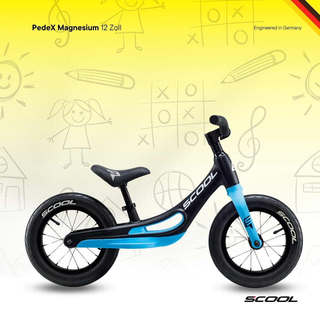 S’COOL Laufrad pedeX magnesium - Laufrad, ab 1 Jahr 12 Zoll günstig online kaufen