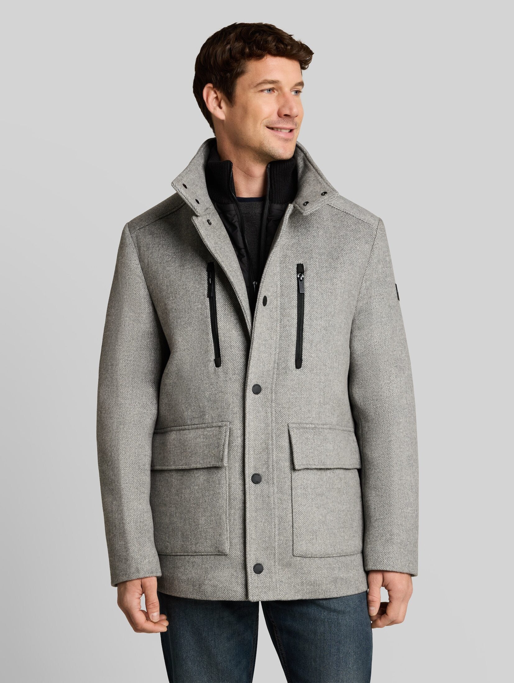 TOM TAILOR Wolljacke Jacken 2-in-1 Wolljacke mit abnehmbarem Einsatz