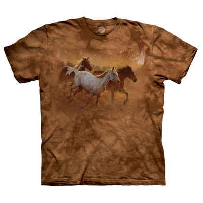The Mountain T-Shirt Gold Run Pferde