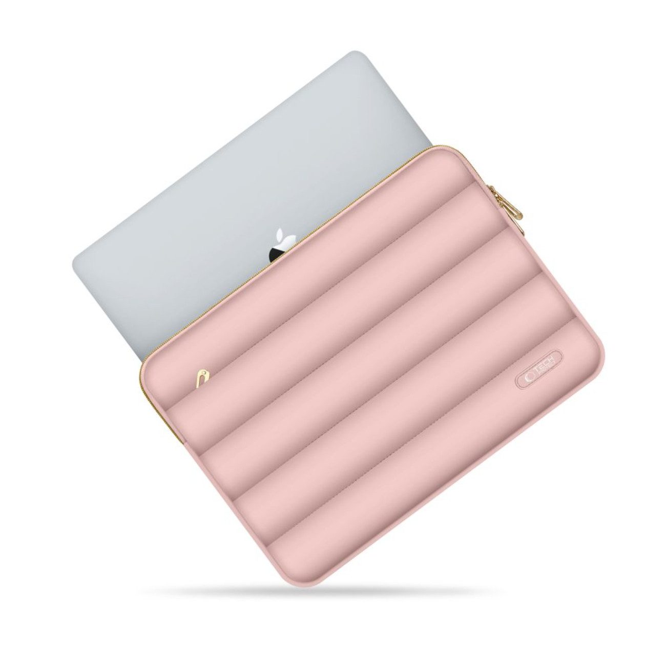 TECH PROTECT Laptoptasche Puffy (2-teiliges Set, Tasche + Zubehörtasche), Laptophülle mit Zubehörtasche und Plüschfutter