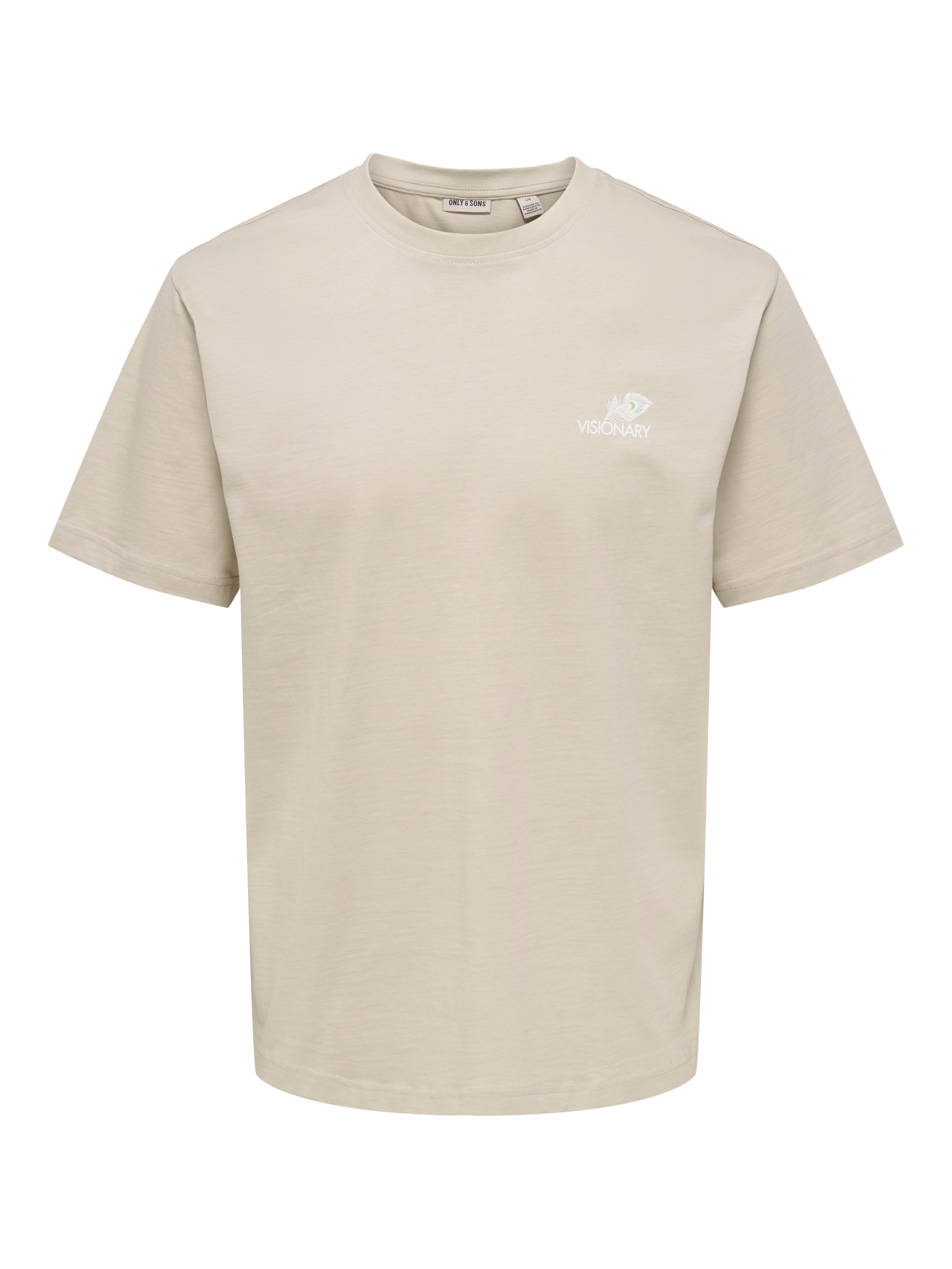 ONLY & SONS T-Shirt ONSFRED LIFE RLX SS PRINT TEE NOOS Baumwolle, relaxed f günstig online kaufen