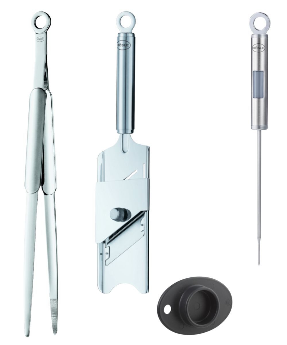 RÖSLE Kochbesteck-Set Gourmet-Set Feinschmecker 3tlg, Gourmet Set Feinschmecker 3-tlg.