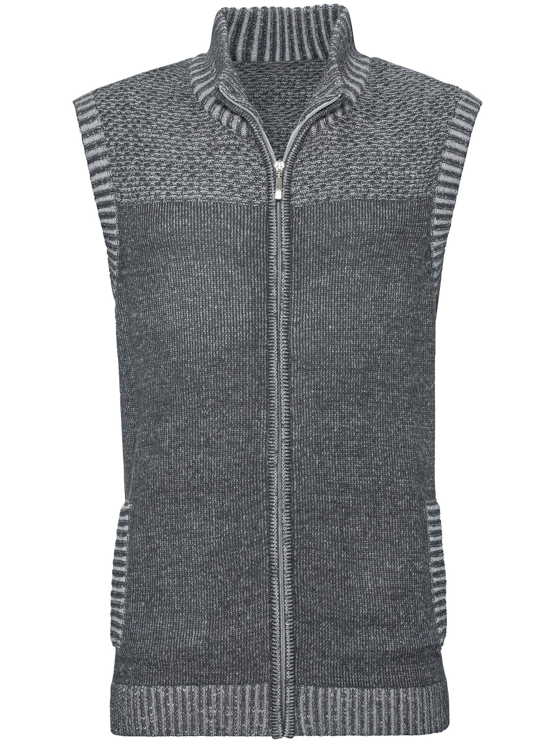 Sieh an! Strickweste Strickweste Ärmellos