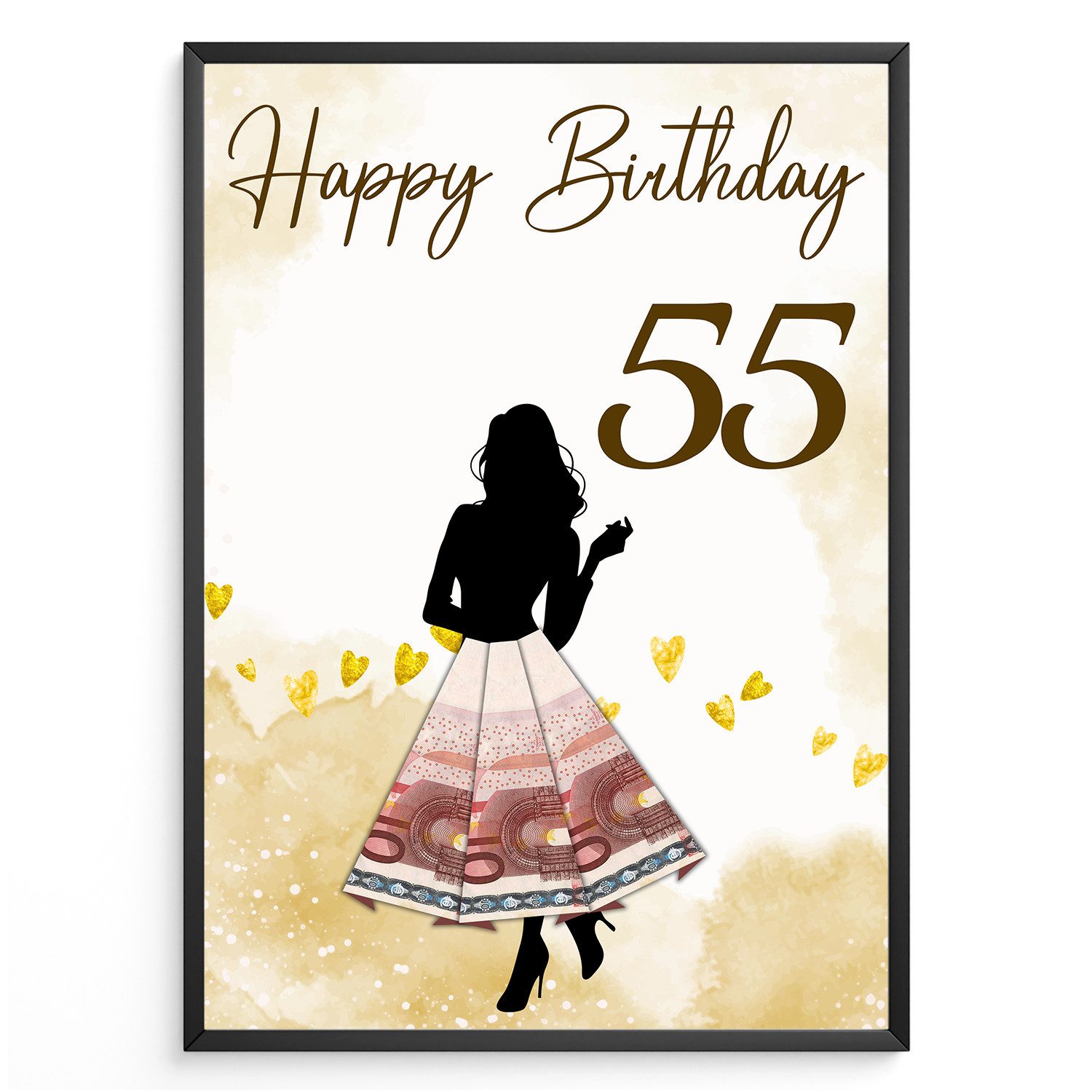Tigerlino Poster Geldgeschenk Geburtstag Frauen Geburtstagsgeschenk günstig online kaufen