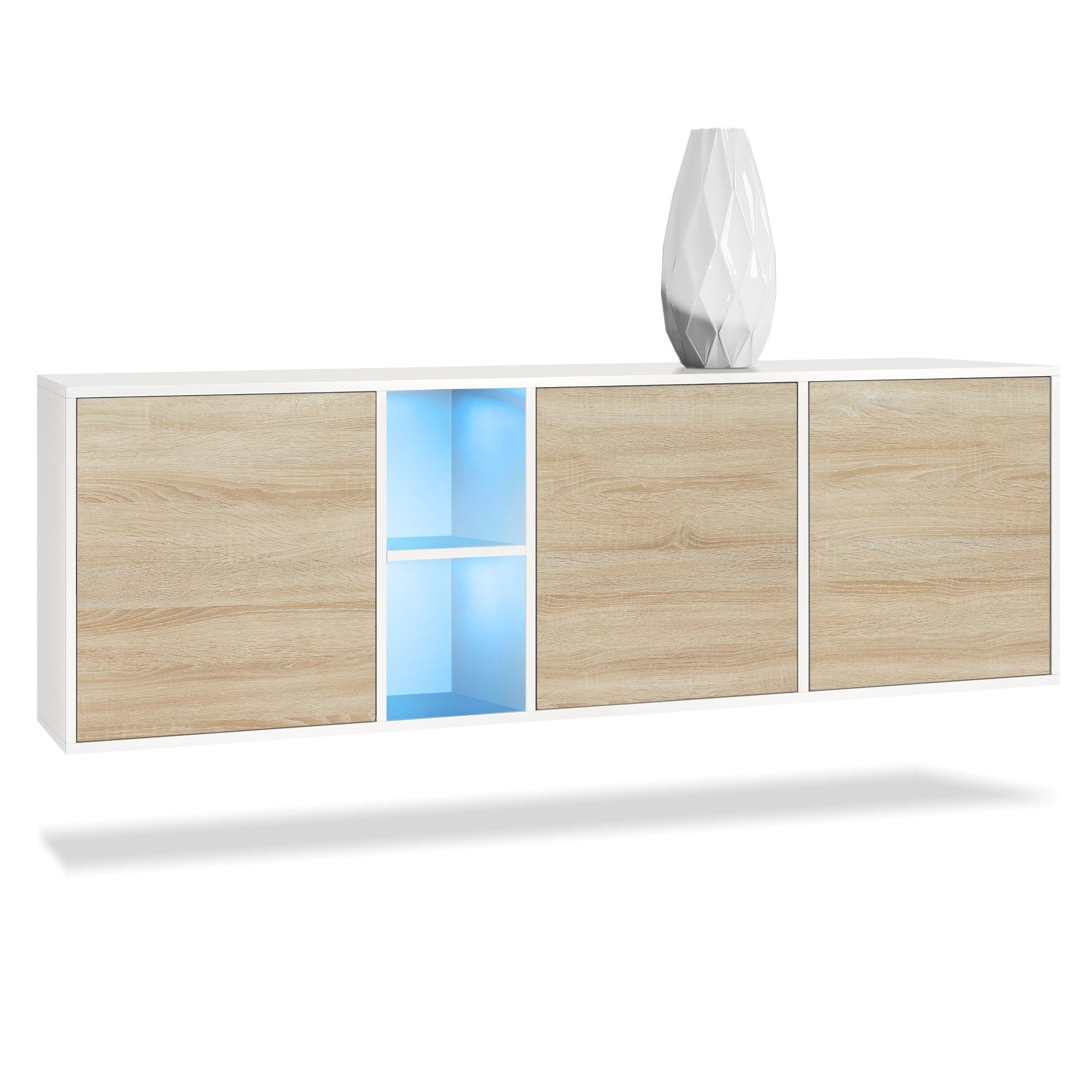 Vladon Sideboard Cuba (Kommode, mit 3 günstig online kaufen