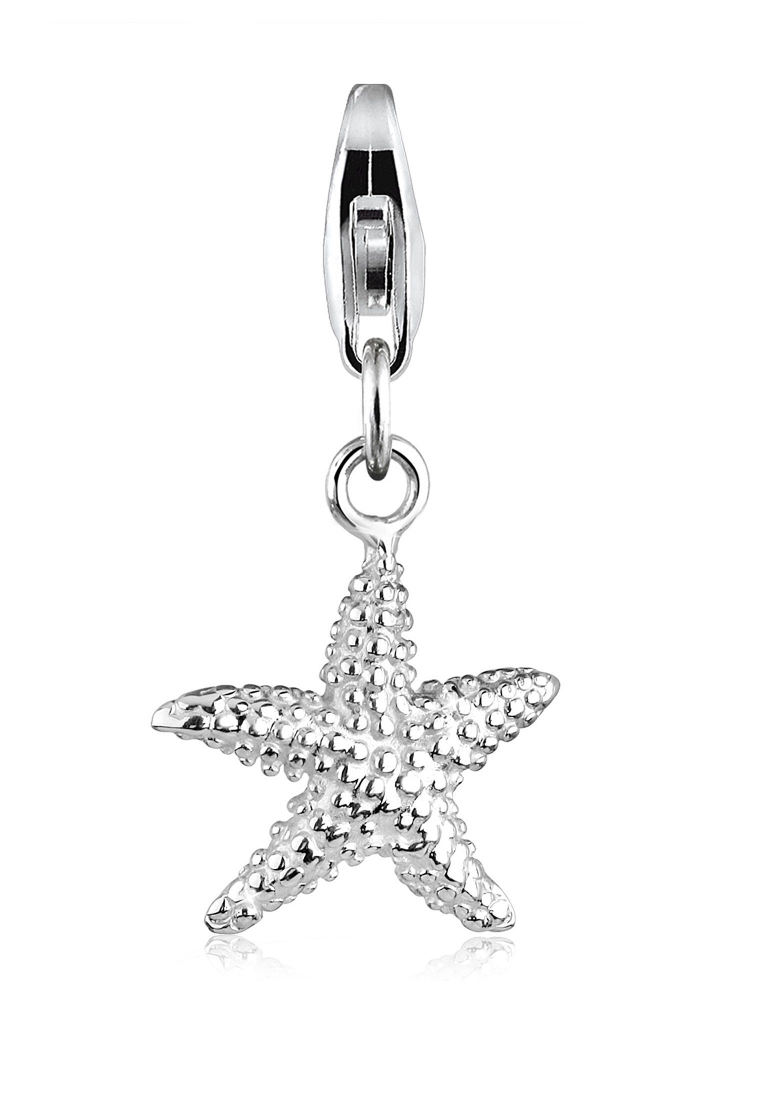 Elli Charm-Einhänger Seestern Meer Ozean 925 Sterling Silber, Seestern