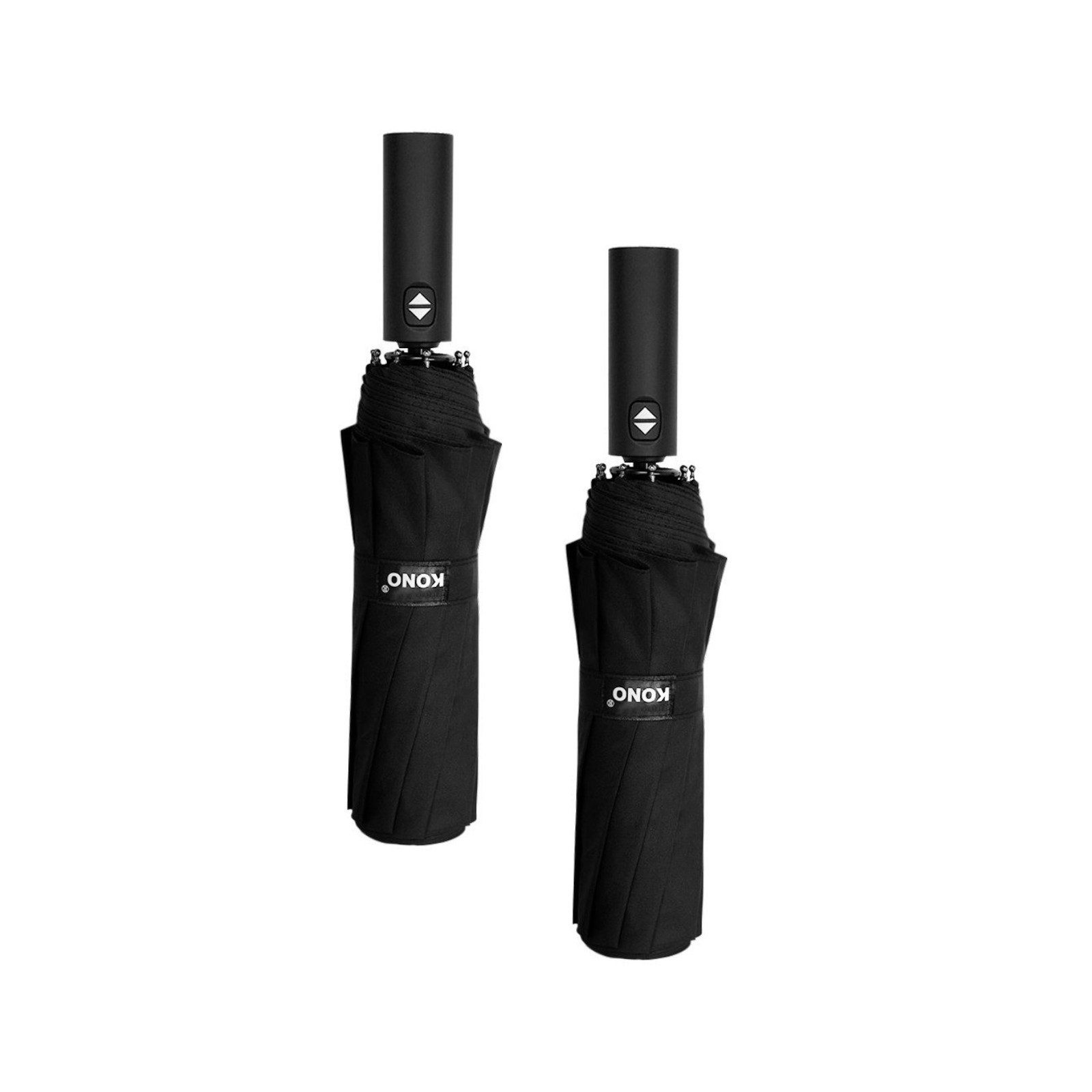 KONO Taschenregenschirm 2er-Set Automatik Regenschirme, 2er-Set, Automatik, winddicht, Sturmfest, Hochwertig
