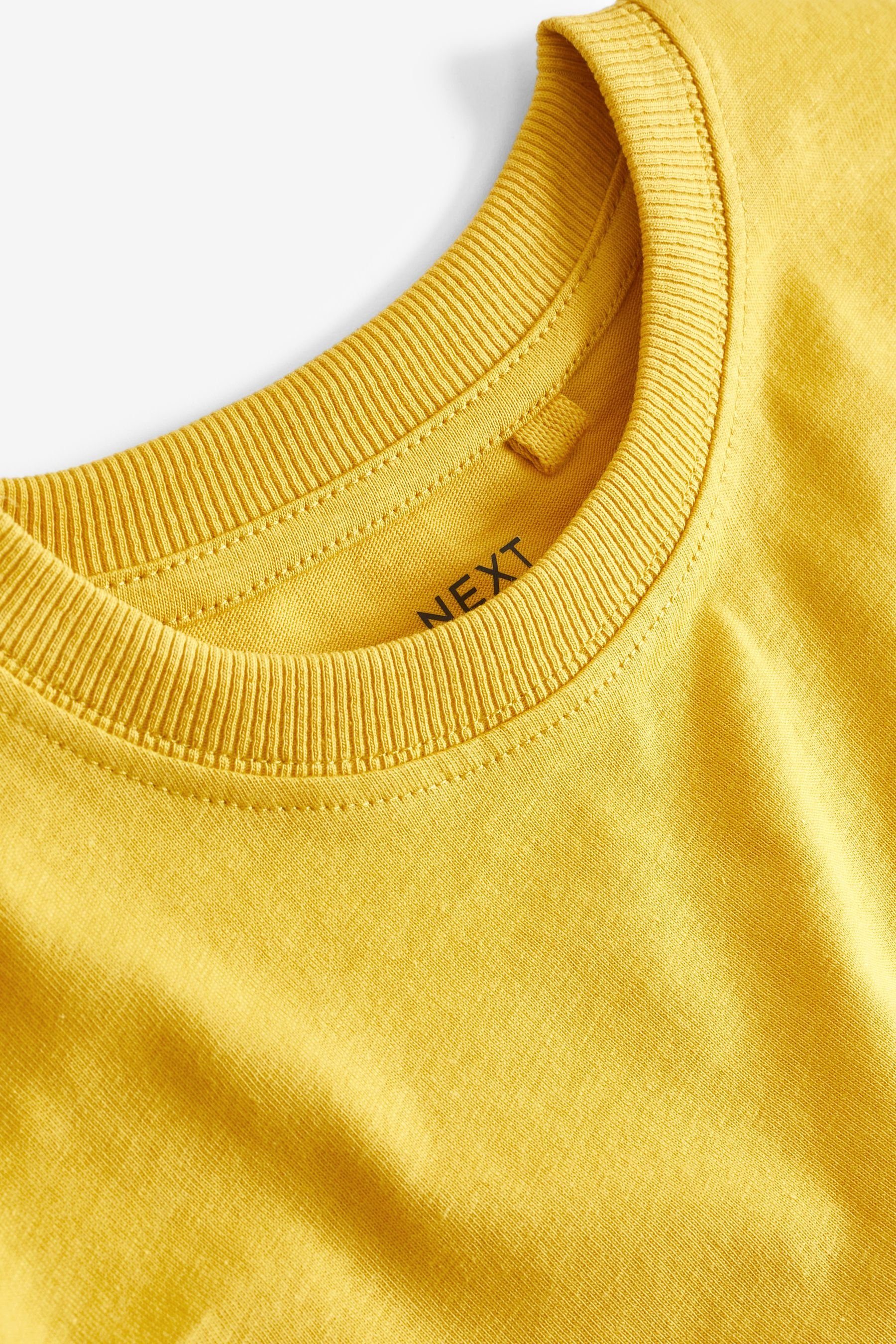 T-Shirt Next Yellow (1-tlg) Bright T-Shirt