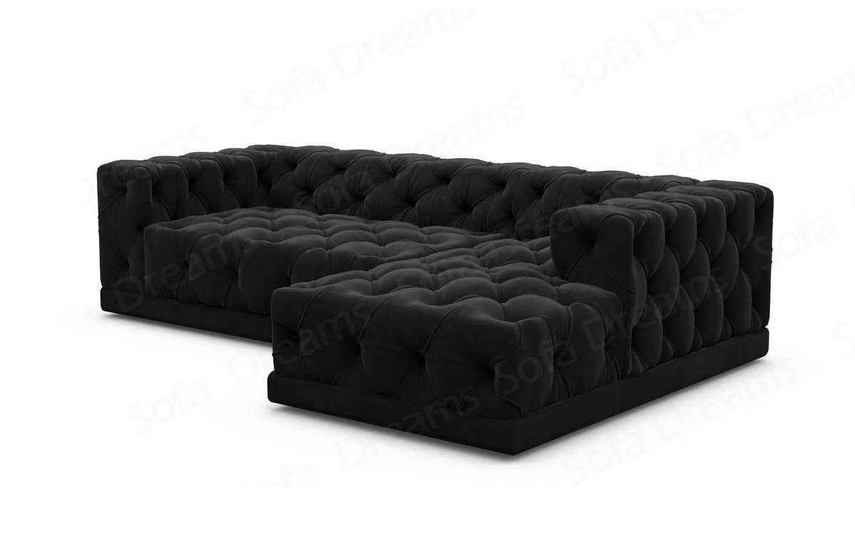 Sofa Dreams Ecksofa Designer Samtstoff Polster günstig online kaufen
