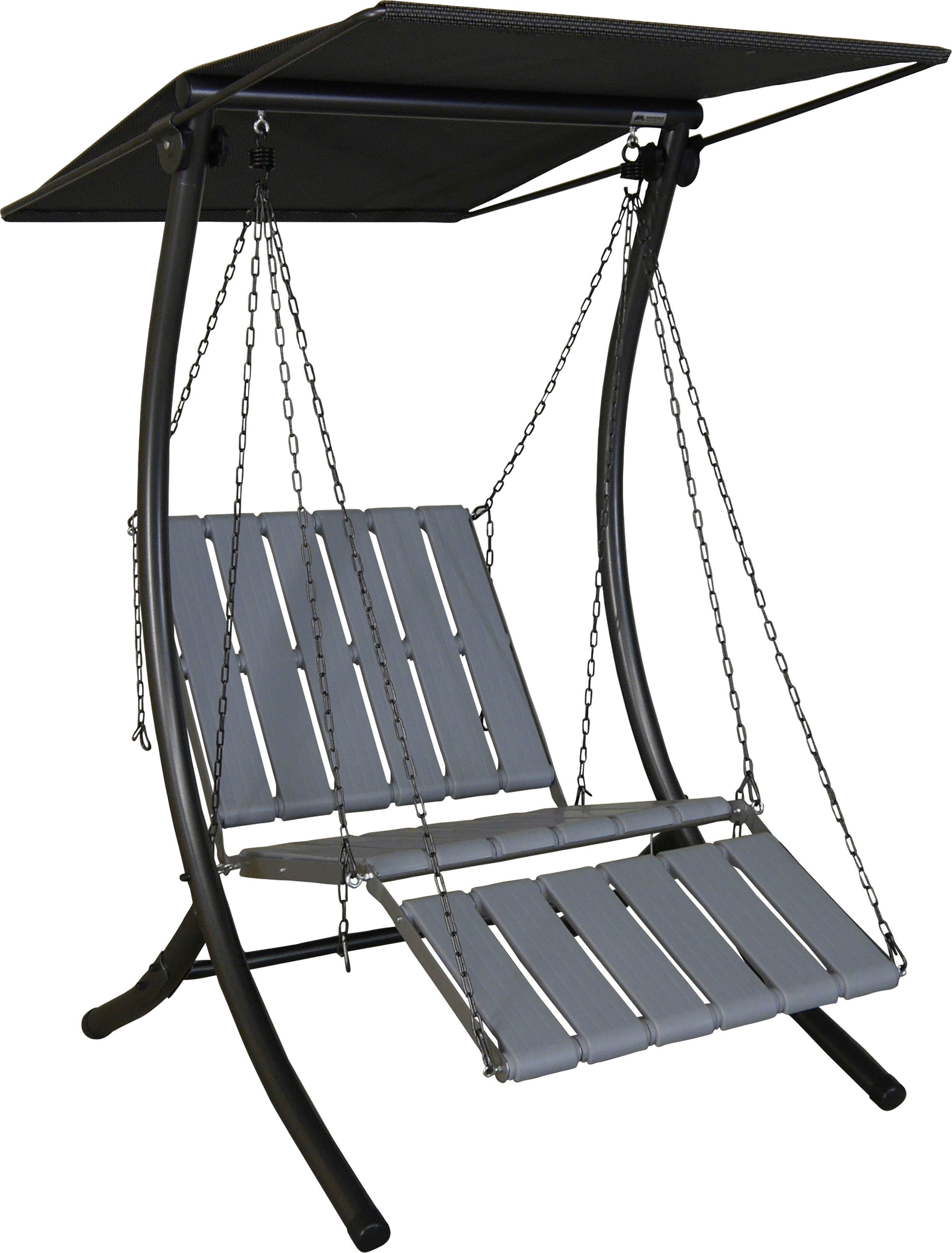 Angerer Freizeitmöbel Hollywoodschaukel Luxus Smart lime, 1-Sitzer, Bettfunktion, BxTxH: 100x145x160 cm