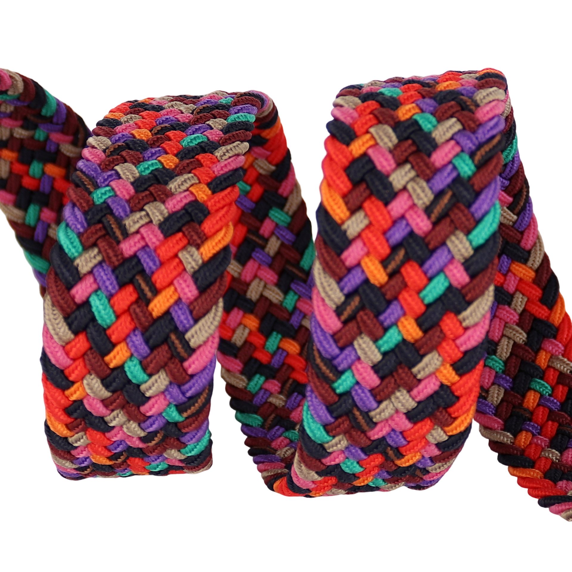 MIRROSI Flechtgürtel Elastischer Stoffgürtel Flechtgürtel für Damen und Herren (3,5CM Breit, Atemungsaktiv, Super Weich) Geflochtener Stretchgürtel Dehnbarer Gürtel UNISEX